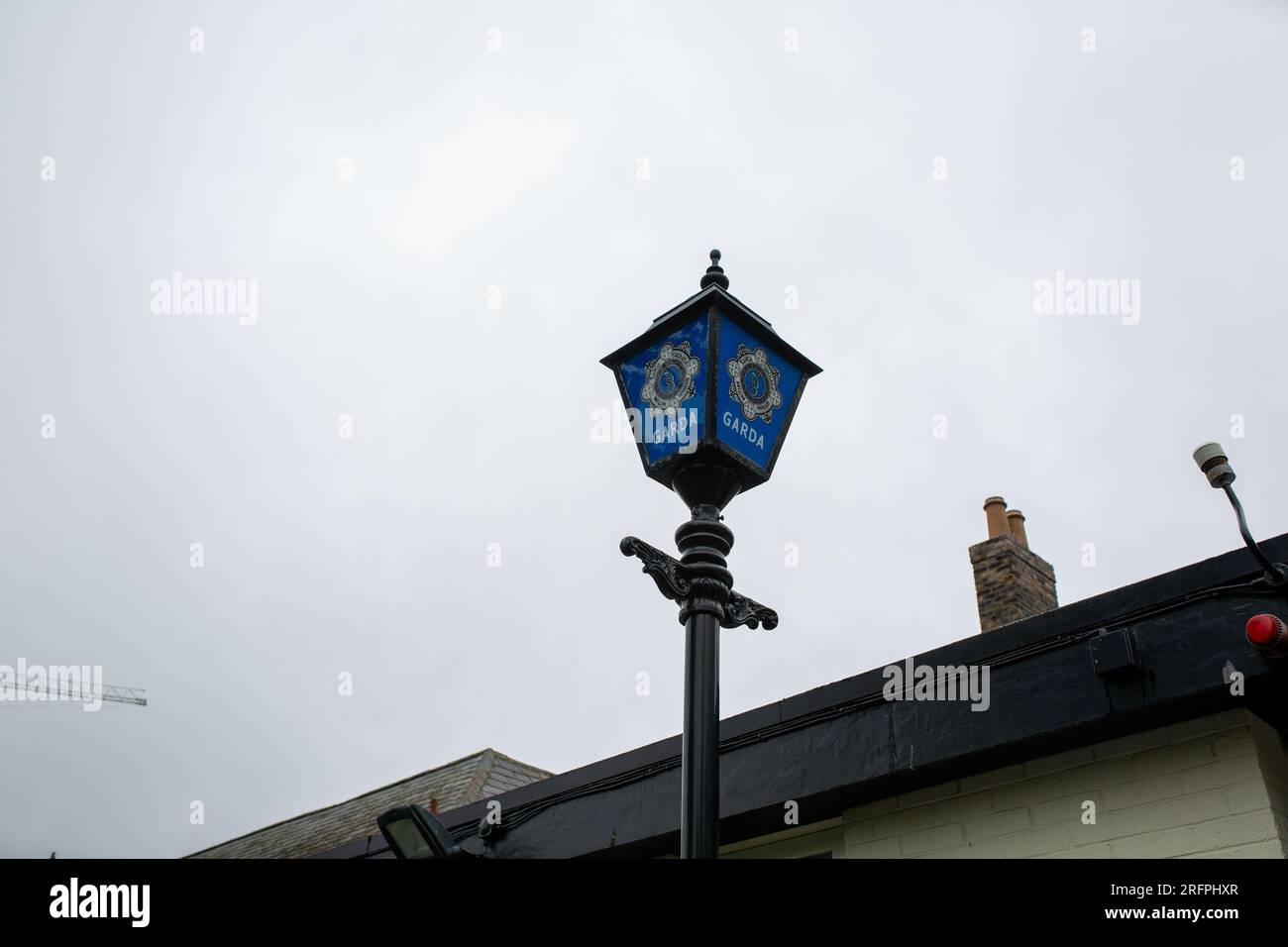 Lampada Garda Station, Dublino, Irlanda Foto Stock
