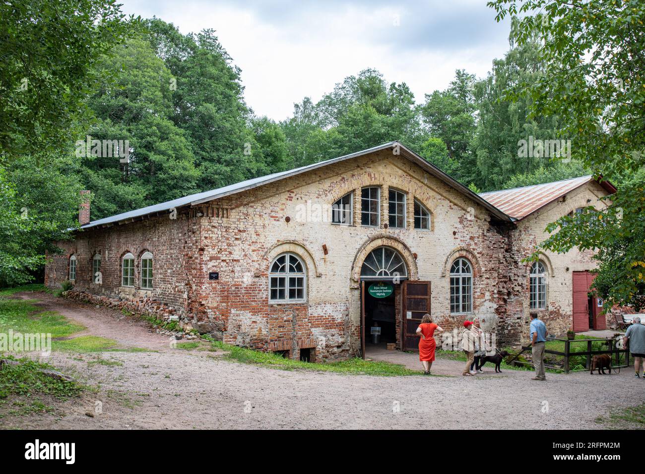Vecchie opere di puddling a Mathildedal, Perniö, Finlandia Foto Stock