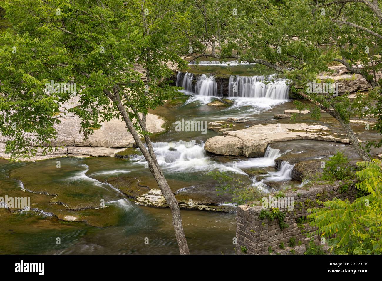 Upper Cataract Falls su Mill Creek Foto Stock