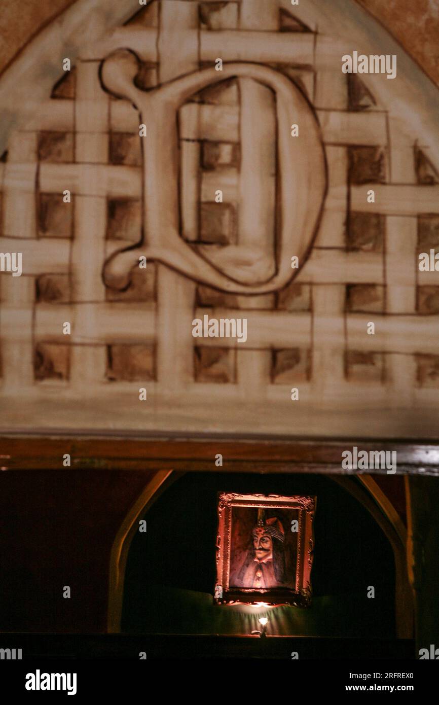 LA STORIA DI DRACULA IN TRANSILVANIA ROMANIA Foto Stock