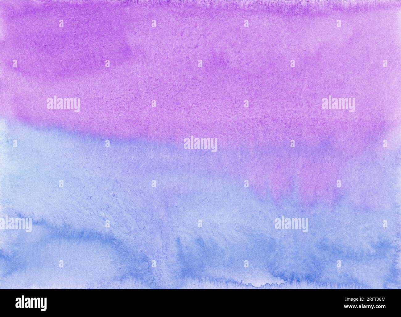 Texture ad acquerello blu con sfumature morbide, bordi organici e sfondo astratto artistico dipinto a mano. Foto Stock