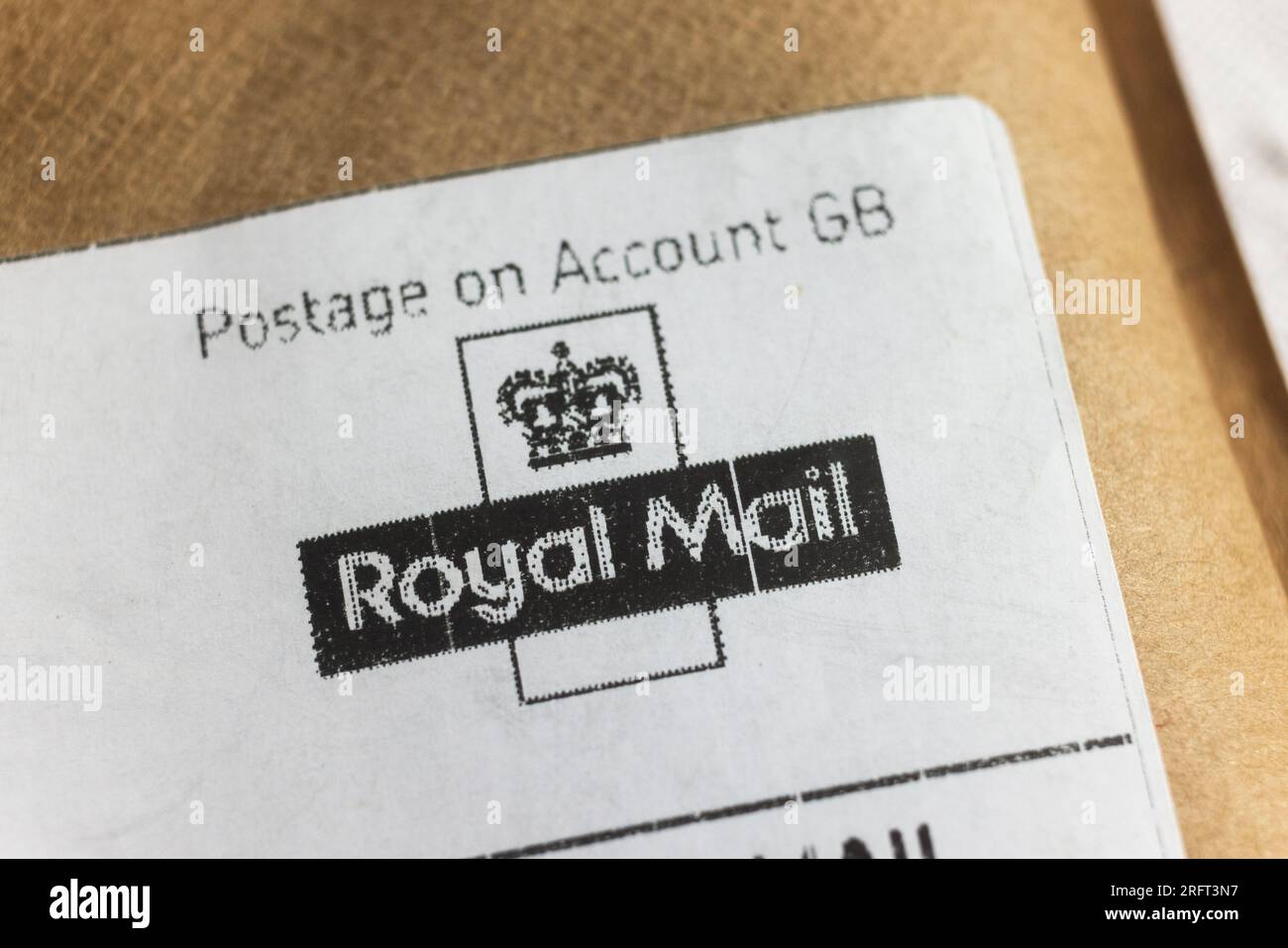 Segni e simboli, logo Royal mail. Foto Stock