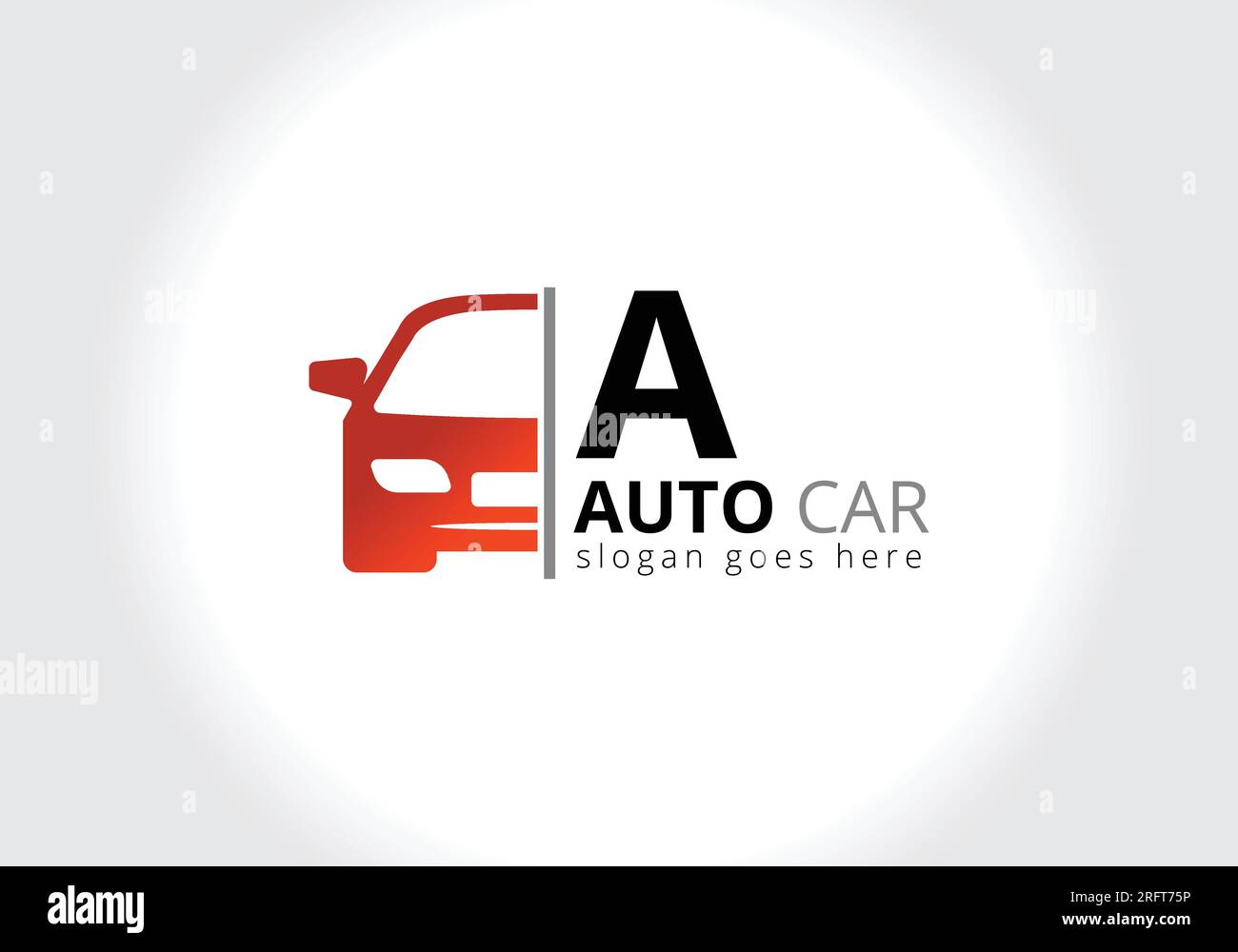 Ispirazione per modello di design con logo per auto Letter A, illustrazione vettoriale, logo del veicolo, logo automobilistico Illustrazione Vettoriale