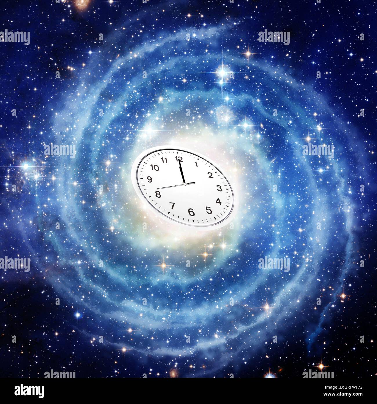 concetto di fisica spazio-temporale Foto Stock