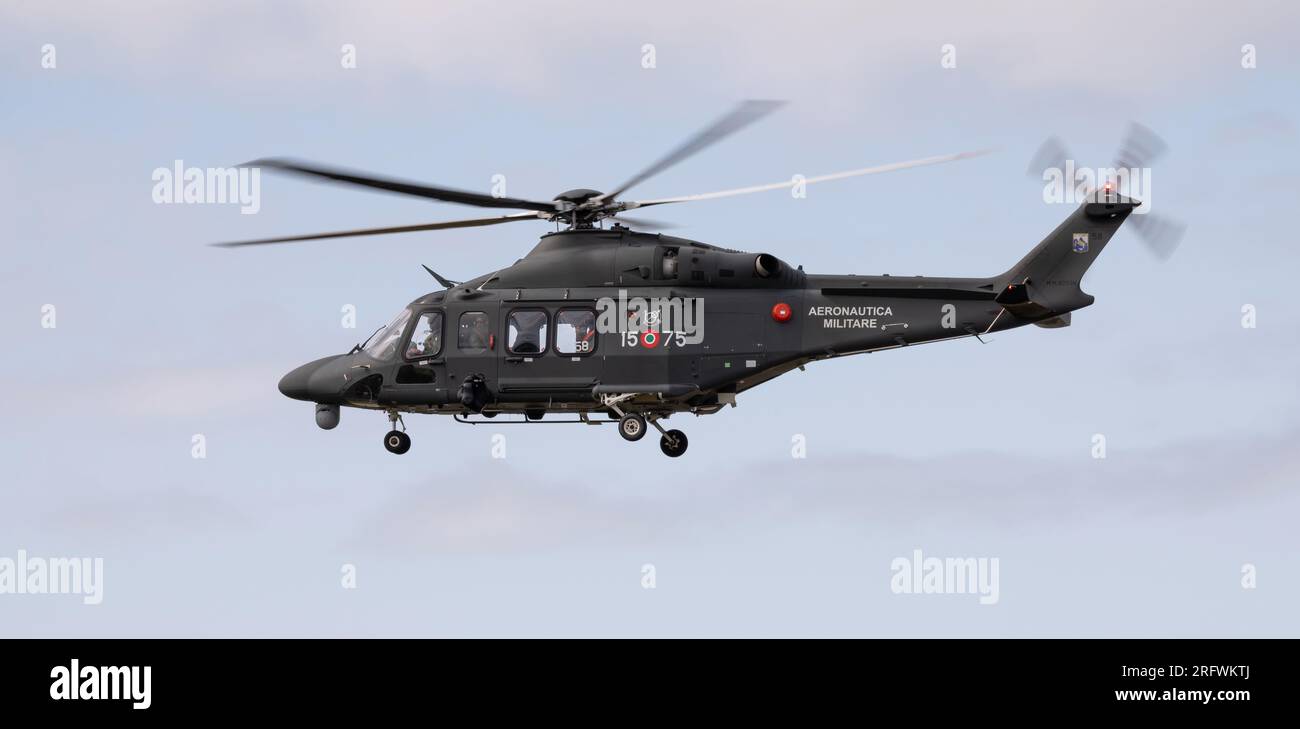 Aeronauctica Militaire, Leonardo HH-139B al Royal International Air Tattoo 2023 Foto Stock