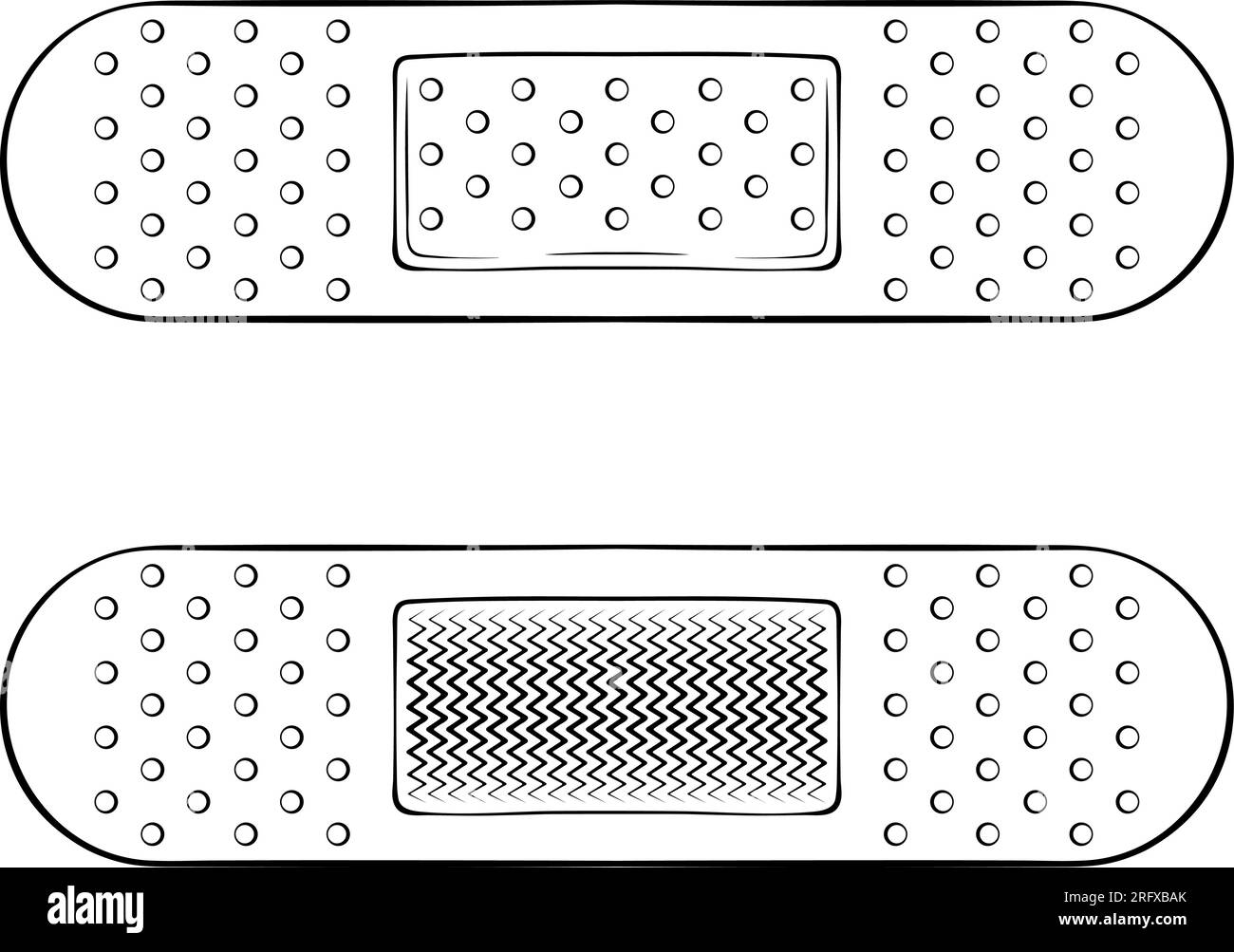 Linea di intonaco battericida medica ART Illustrazione Vettoriale