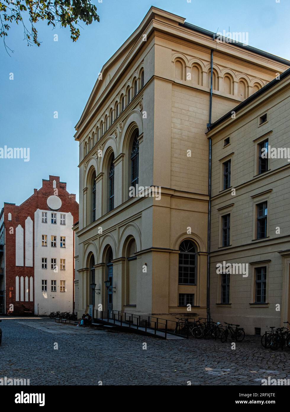 Berlin, Mitte. Il campus dell'ospedale Charité, ospedale universitario affiliato all'Università Humboldt e Freie Universität Berlin. Foto Stock