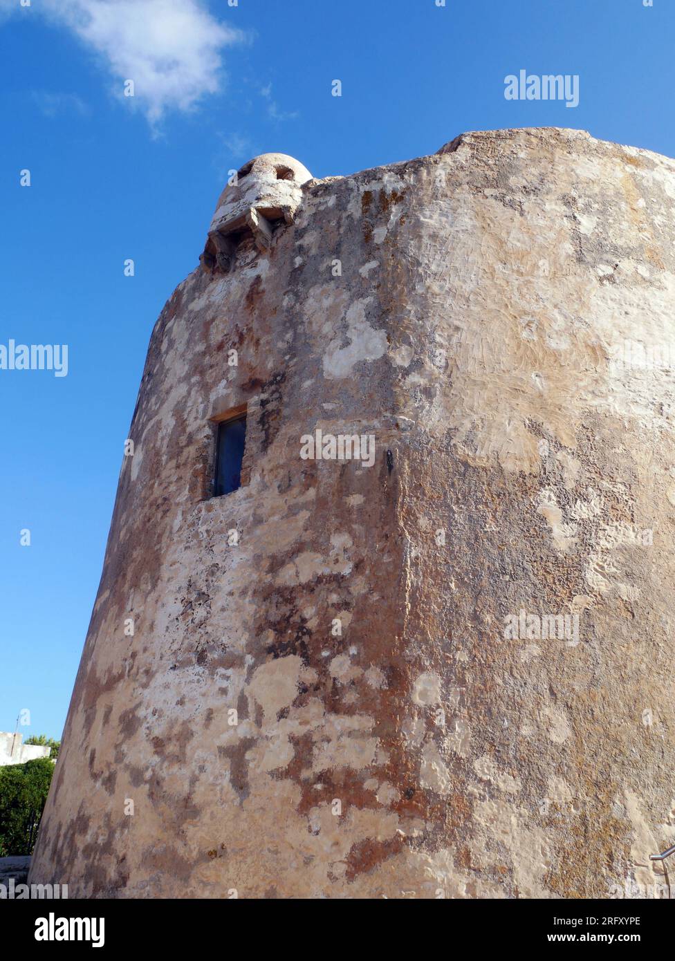 Alghero, Sardegna, Italia. Torre Aragonese di Porto Conte (Museo Saint-Exupery) Foto Stock