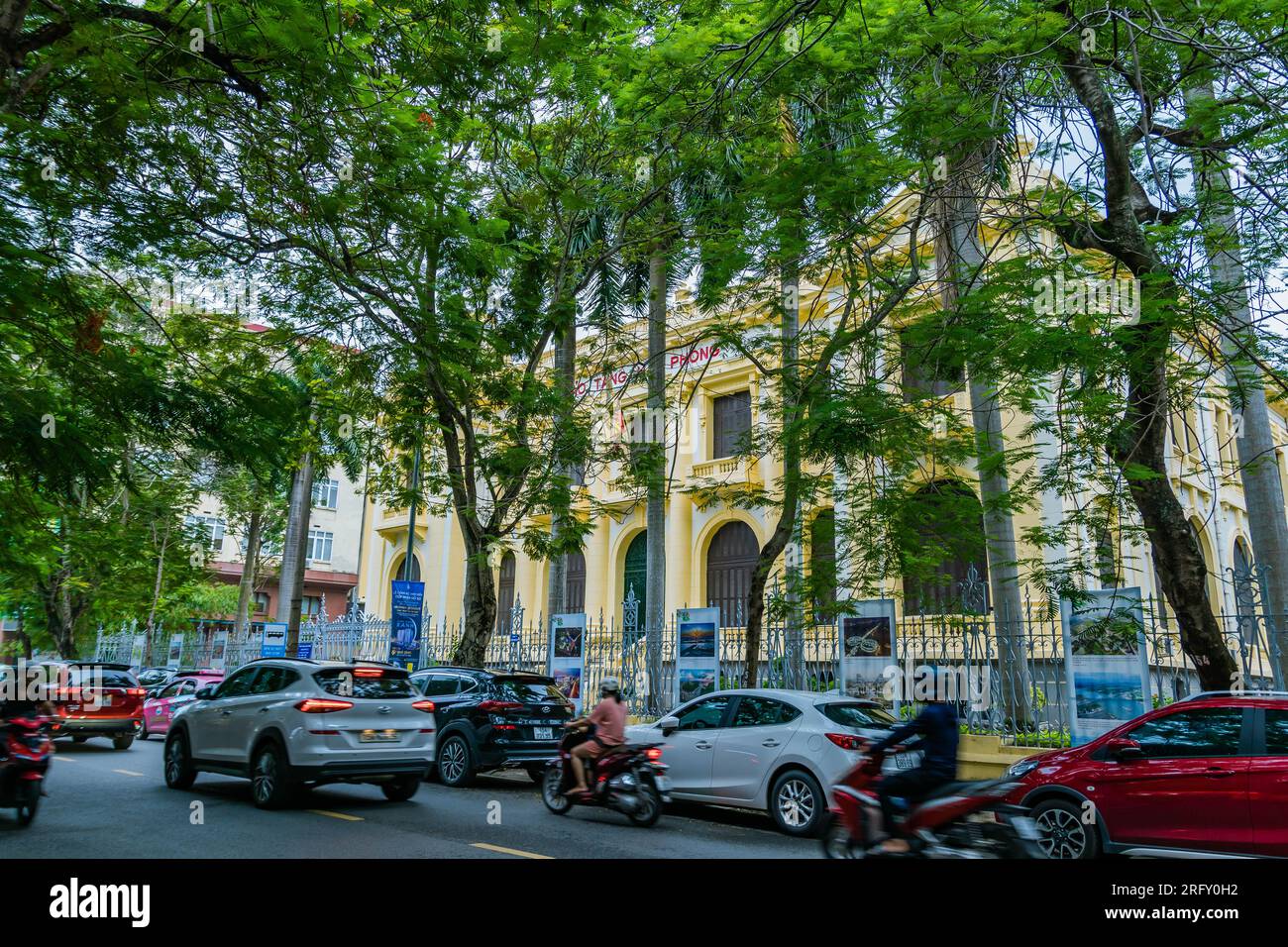 Vista esterna dell'aeroporto Cat Bi nella città di hai Phong, Vietnam. 26 luglio 2023. Foto Stock
