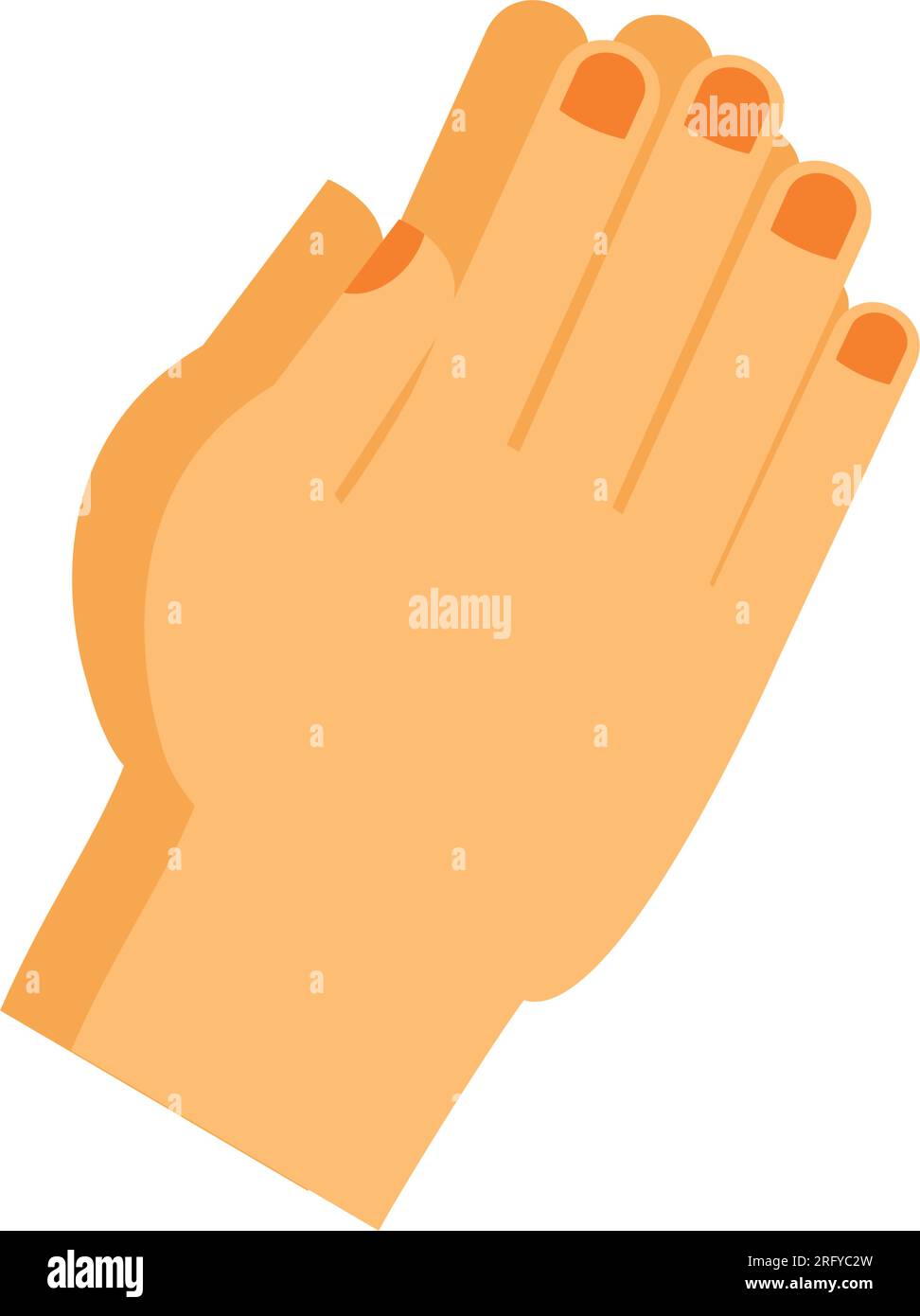 Hand clasped Immagini Vettoriali Stock - Alamy