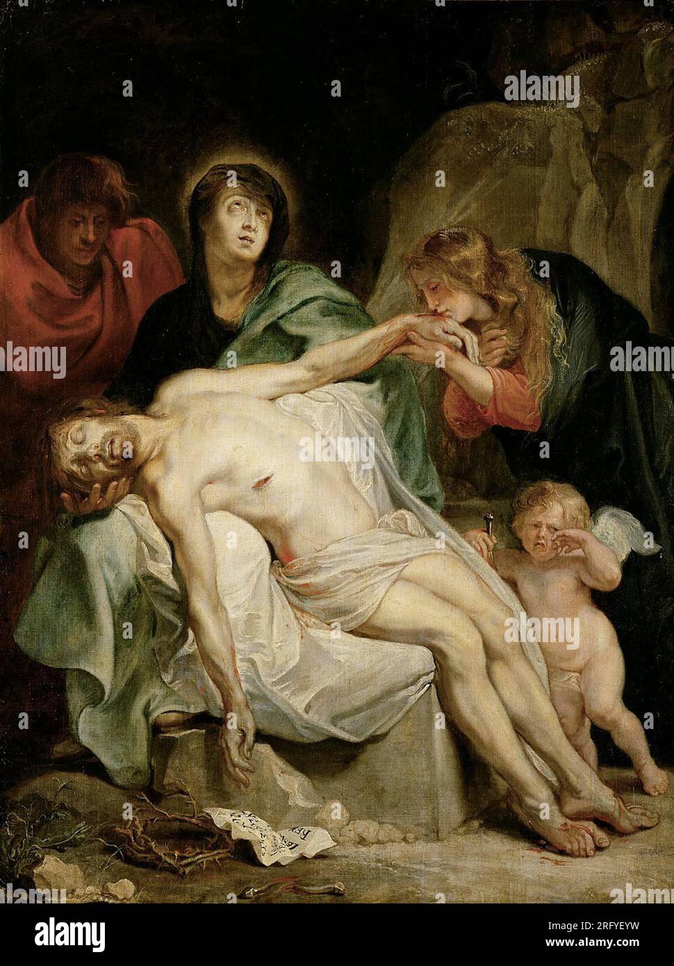 Deposizione intorno al 1618/1620 di Anthony van Dyck Foto Stock
