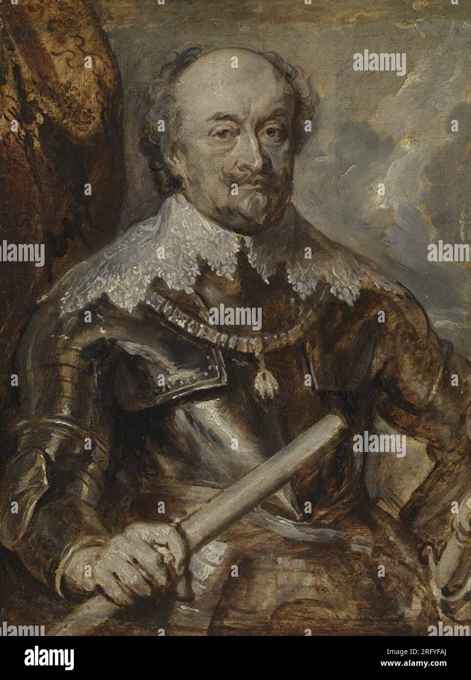 Johann III Von Nassau-Siegen (Werkstatt) tra il 1599 e il 1641 di Anthony van Dyck Foto Stock