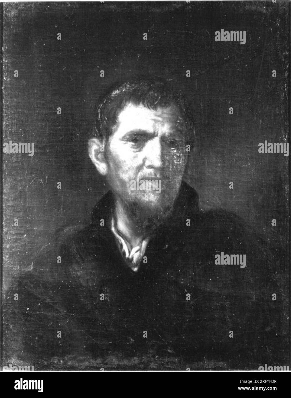 Älterer Mann tra il 1599 e il 1641 di Anthony van Dyck Foto Stock