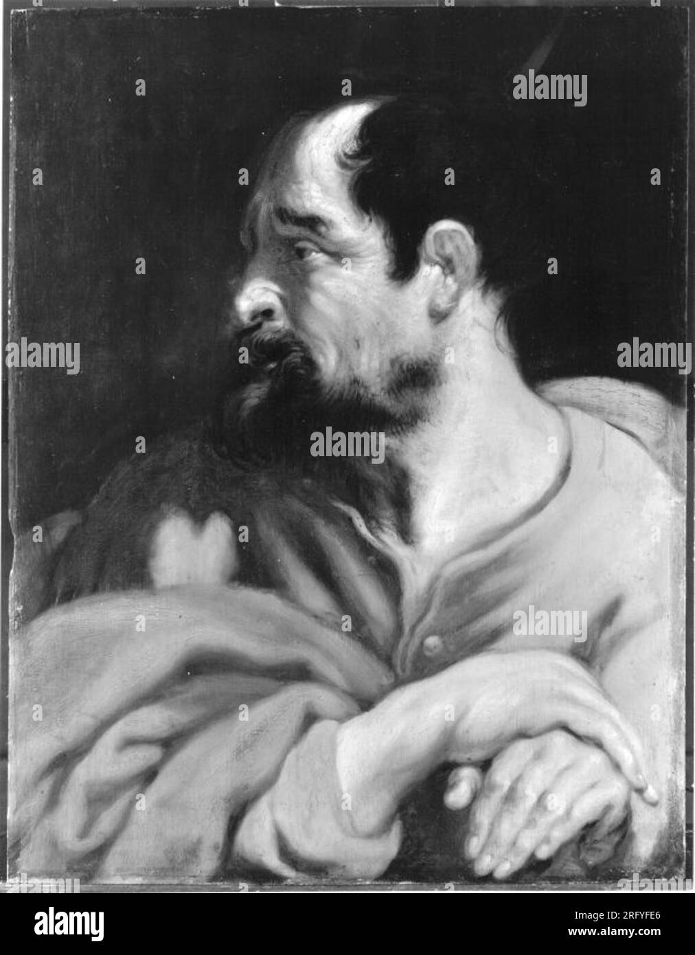 HL. Matthias (Werkstattkopie) tra il 1599 e il 1641 di Anthony van Dyck Foto Stock