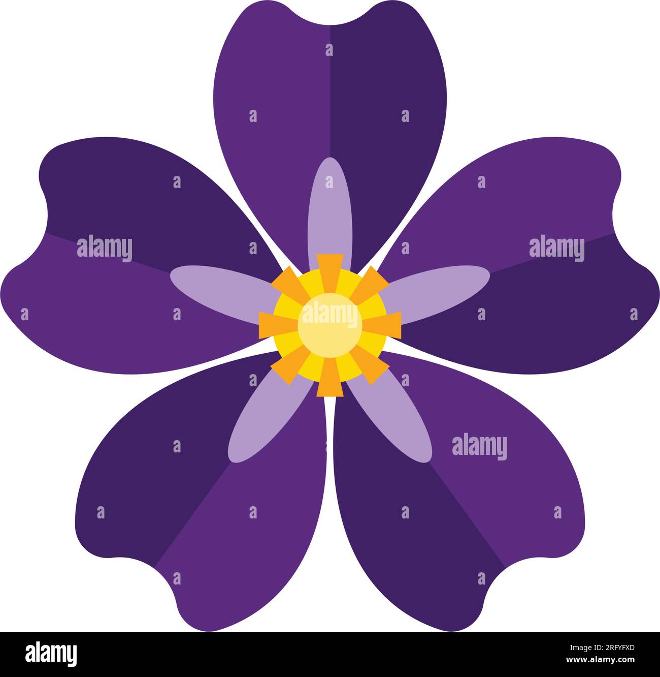 Icona armena Forget-me-Not Illustrazione Vettoriale