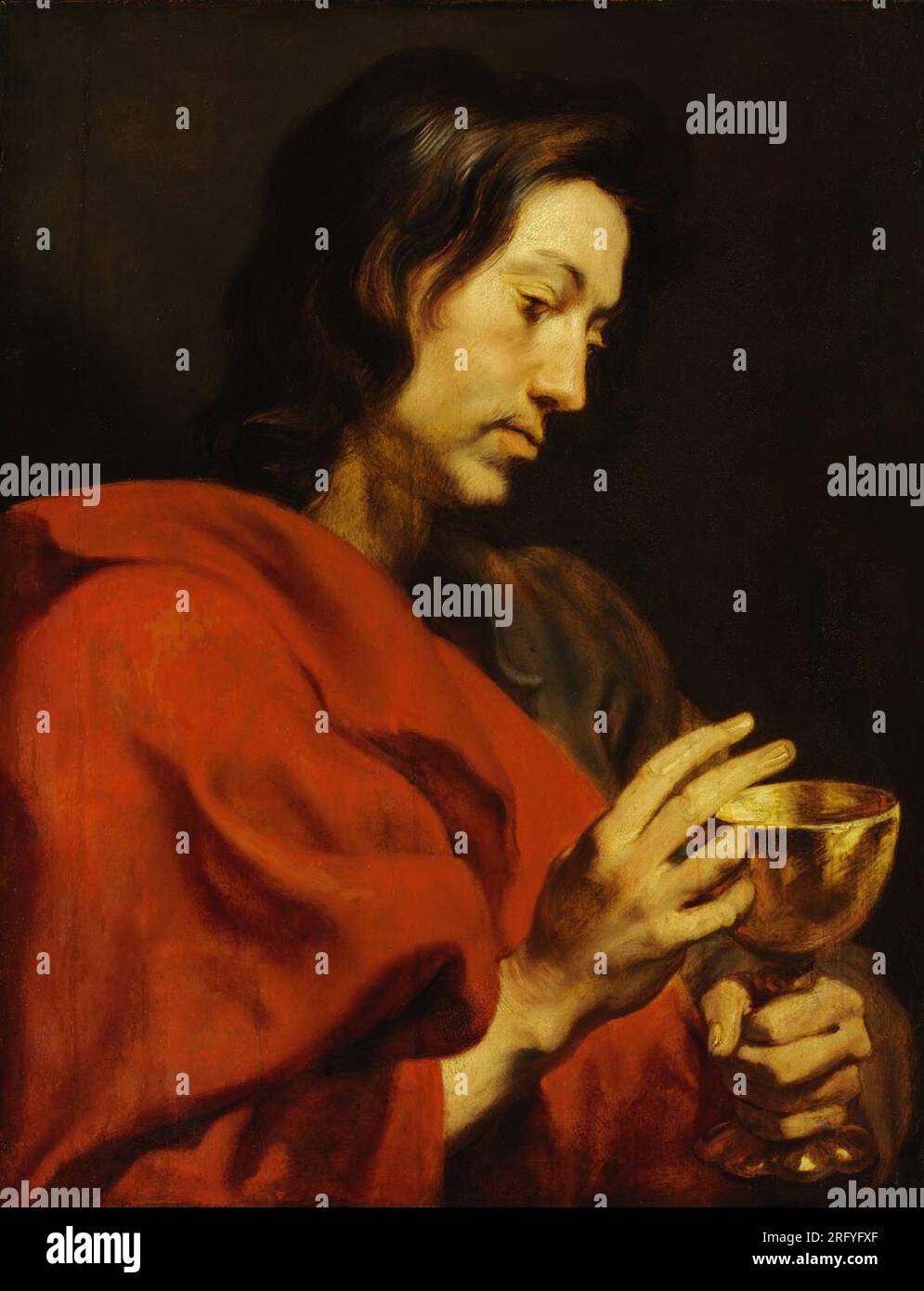 San Giovanni Evangelista circa 1618–1620 di Anthony van Dyck Foto Stock