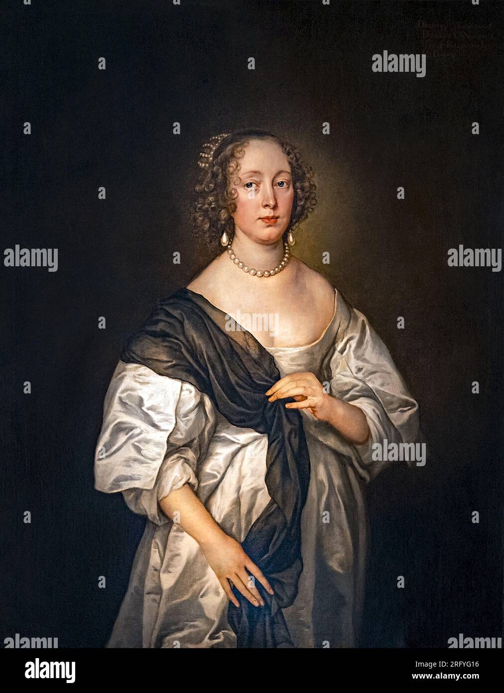 Ritratto di Lady Dorothy Dacre 1639 di Anthony van Dyck Foto Stock