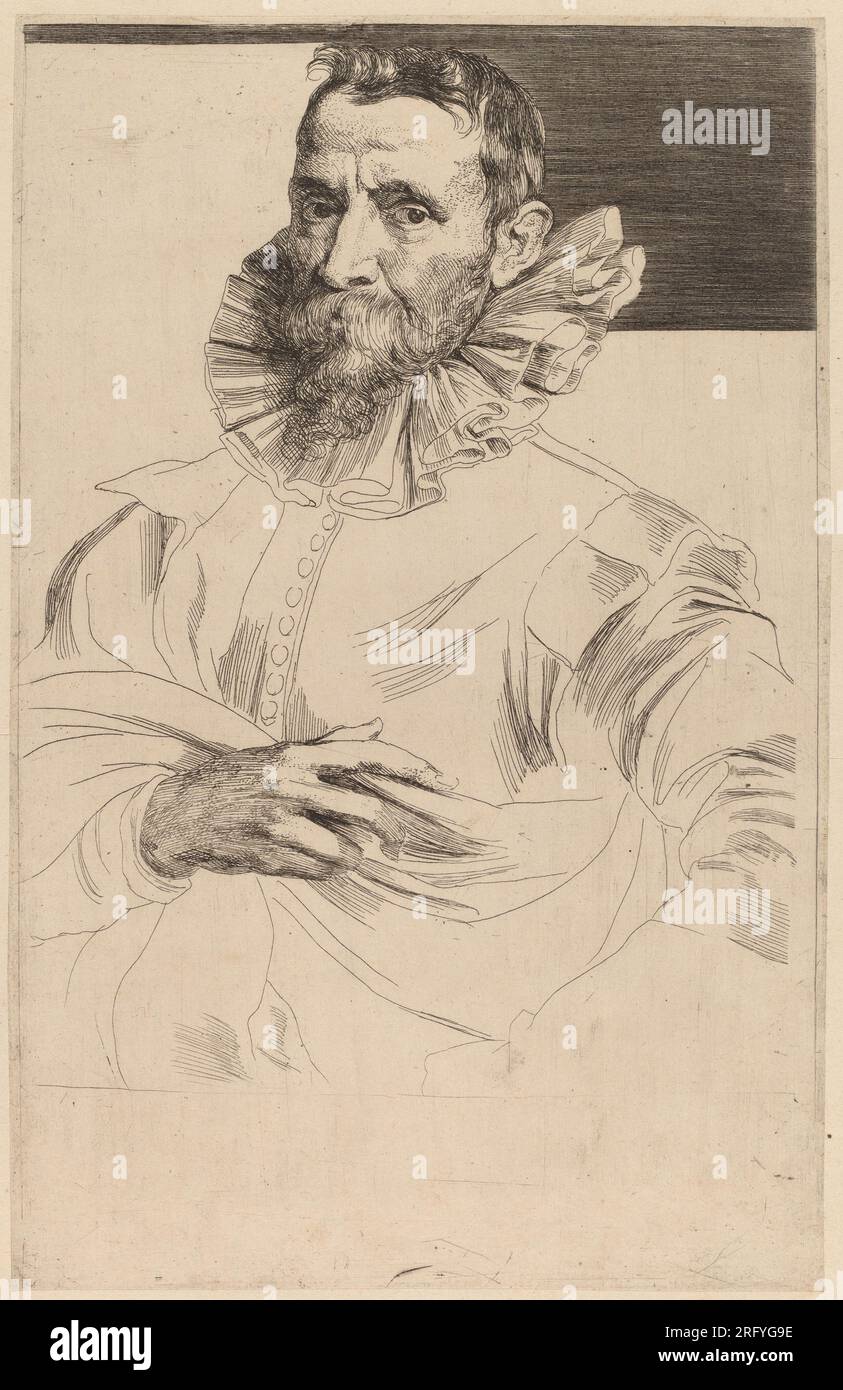Sir Anthony van Dyck, Jan Bruegel il Vecchio, probabilmente 1626/1641, incisione e incisione, foglio (tagliato vicino al contrassegno della piastra): 24,3 x 15,5 cm (9 9/16 x 6 1/8 pollici) Foglio (disposto): 35,2 x 24,9 cm (13 7/8 x 13/16 pollici), Rosenwald Collection, 1951.10.446' Foto Stock Sir Anthony van Dyck, Jan Bruegel il Vecchio, probabilmente 1626/1641, incisione e incisione, foglio (tagliato vicino al contrassegno della piastra): 24,3 x 15,5 cm (9 9/16 x 6 1/8 pollici) Foglio (disposto): 35,2 x 24,9 cm (13 7/8 x 13/16 pollici), Rosenwald Collection, 1951.10.446' Foto Stock
