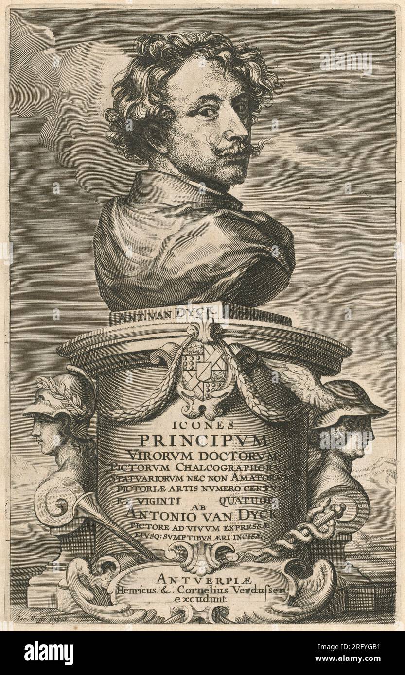 Sir Anthony van Dyck e Jacobus Neeffs, autoritratto, probabilmente 1626/1641, incisione e incisione (incisione della testa di van Dyck e terminata con incisione di J. Neeffs) su carta deposta, lastra: 24,5 x 15,7 cm (9 5/8 x 6 3/16 poll.) Dimensioni pagina: 37,4 x 24,5 cm (14 3/4 x 9 5/8 pollici), regalo di Arthur e Charlotte Vershbow, in onore del 50 ° anniversario della National Gallery of Art, 1990.125.1,1' Foto Stock Sir Anthony van Dyck e Jacobus Neeffs, autoritratto, probabilmente 1626/1641, incisione e incisione (incisione della testa di van Dyck e terminata con incisione di J. Neeffs) su carta deposta, lastra: 24,5 x 15,7 cm (9 5/8 x 6 3/16 poll.) Dimensioni pagina: 37,4 x 24,5 cm (14 3/4 x 9 5/8 pollici), regalo di Arthur e Charlotte Vershbow, in onore del 50 ° anniversario della National Gallery of Art, 1990.125.1,1' Foto Stock