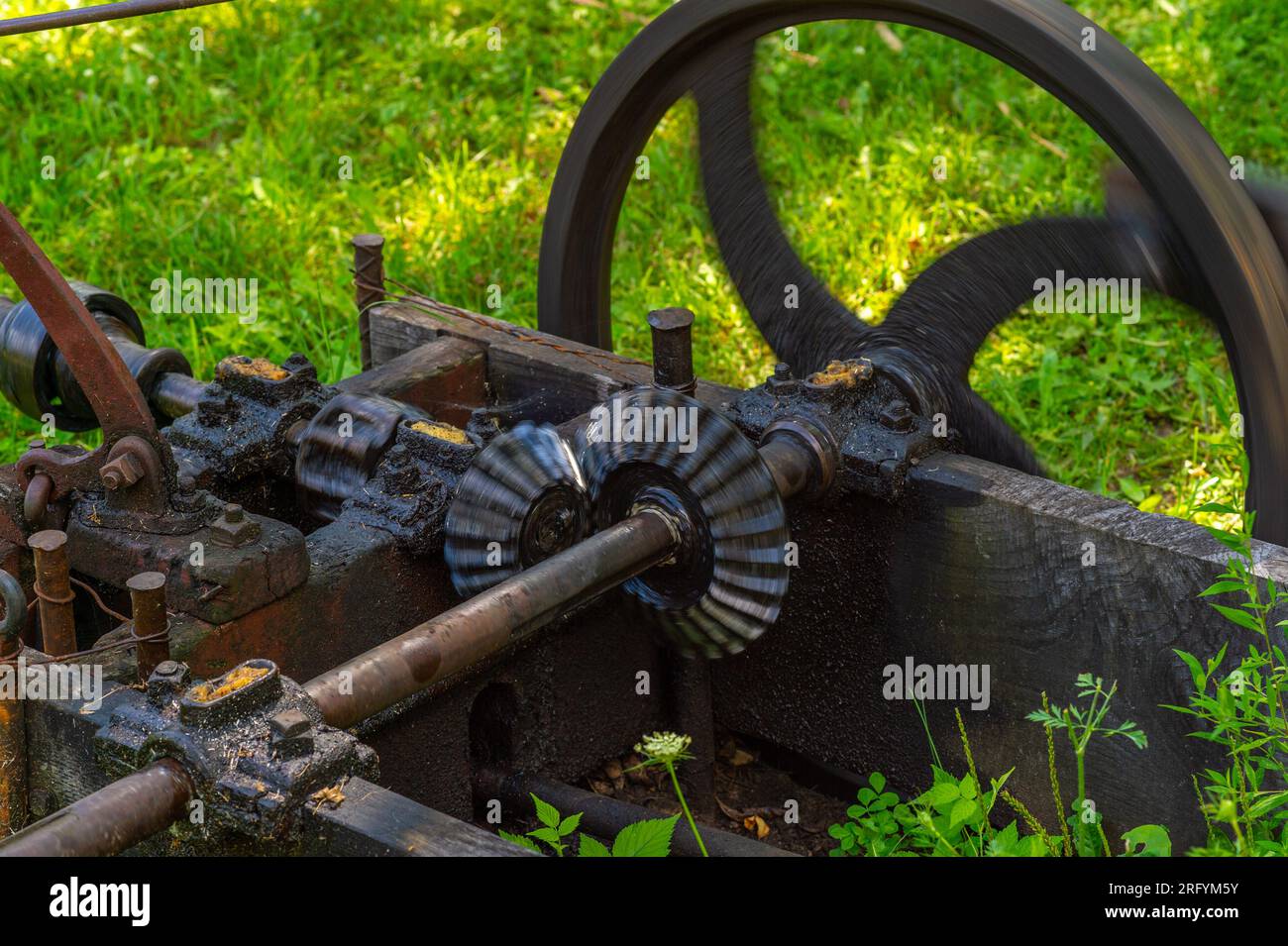Uno dei primi edifici del villaggio, questa casa è sopravvissuta alle molte case in legno a camera singola costruite dai lealisti lungo il lungofiume Foto Stock