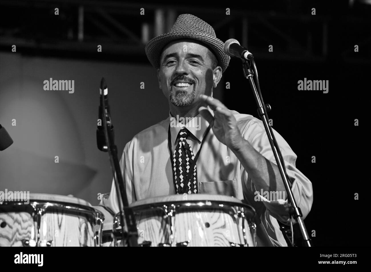 JOHN SANTOS Sestetto suona presso il nightclub - 54TH MONTEREY JAZZ FESTIVAL 2011 Foto Stock