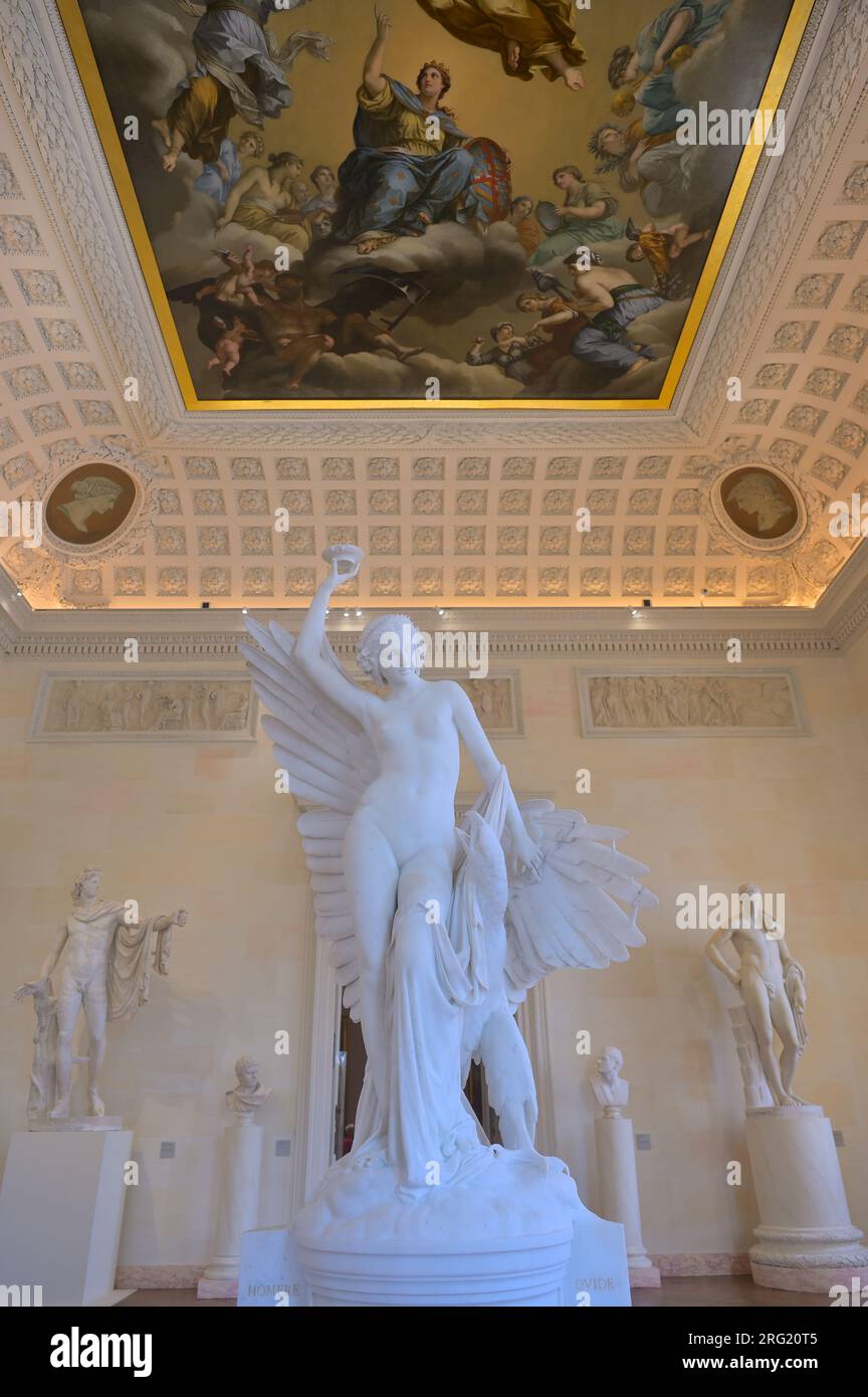 Il museo delle belle arti nel centro storico della città, Dijon FR Foto Stock