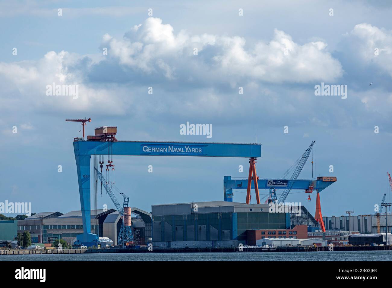 Cantieri navali tedeschi, Kiel, Schleswig-Holstein, Germania Foto Stock