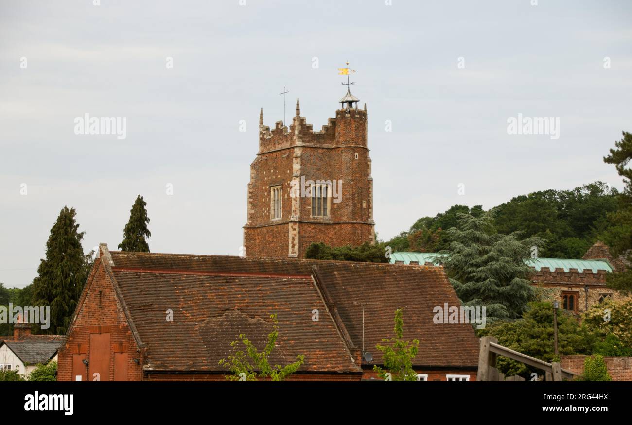 St Nicholas Church, Castle Hedingham, Essex Inghilterra Regno Unito Foto Stock