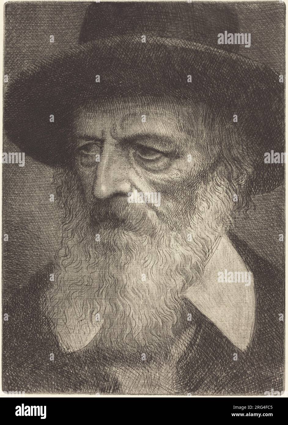 Lord A. Tennyson, secondo piatto di Alphonse Legros Foto Stock