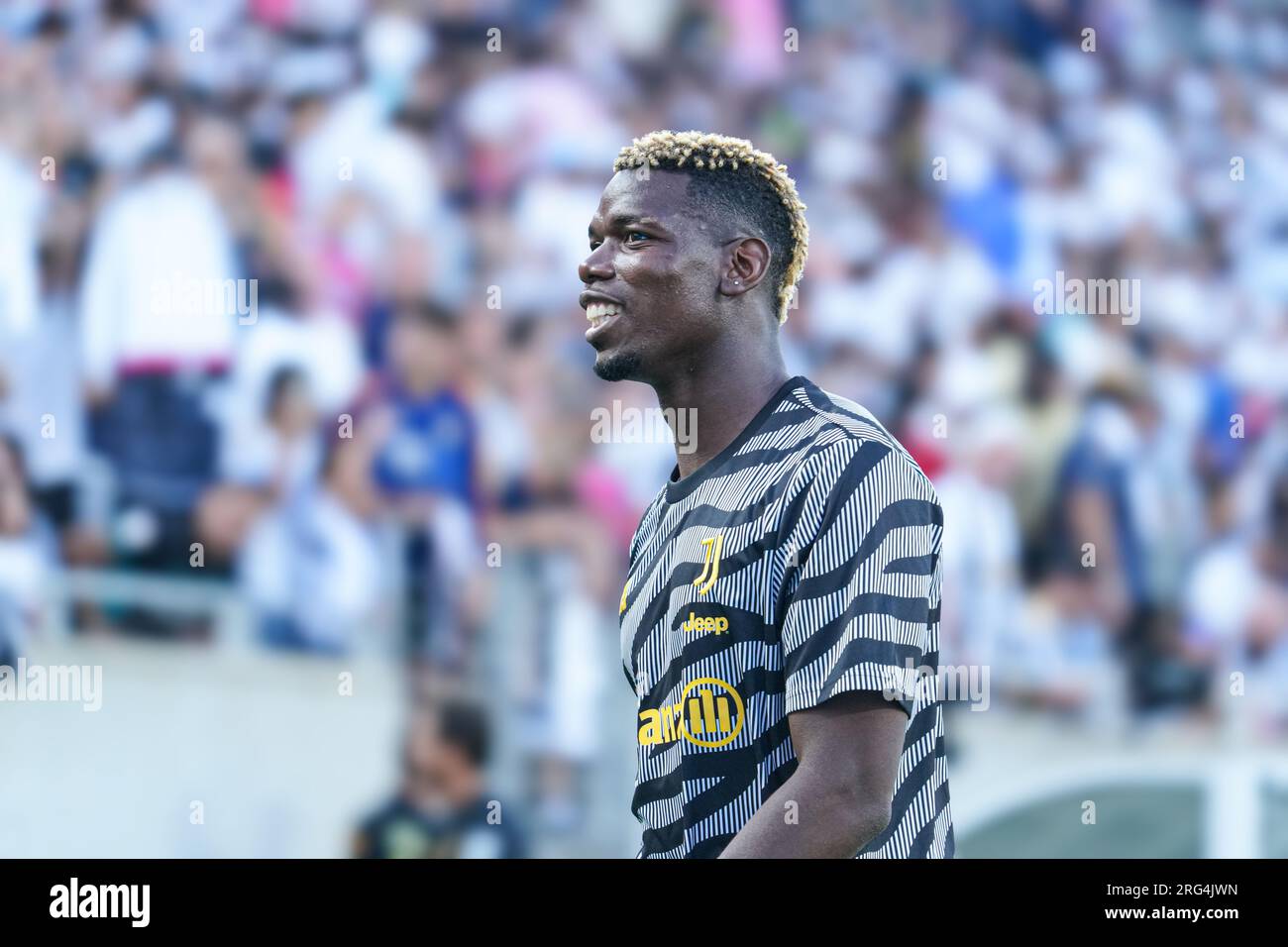 Orlando, Florida, Stati Uniti, 1° agosto 2023, il giocatore della Juventus Paul Pogba durante il Tour del Campionato di calcio ospitato dalla Florida Cup al Camping World Stadium. (Foto di: Marty Jean-Louis) Foto Stock