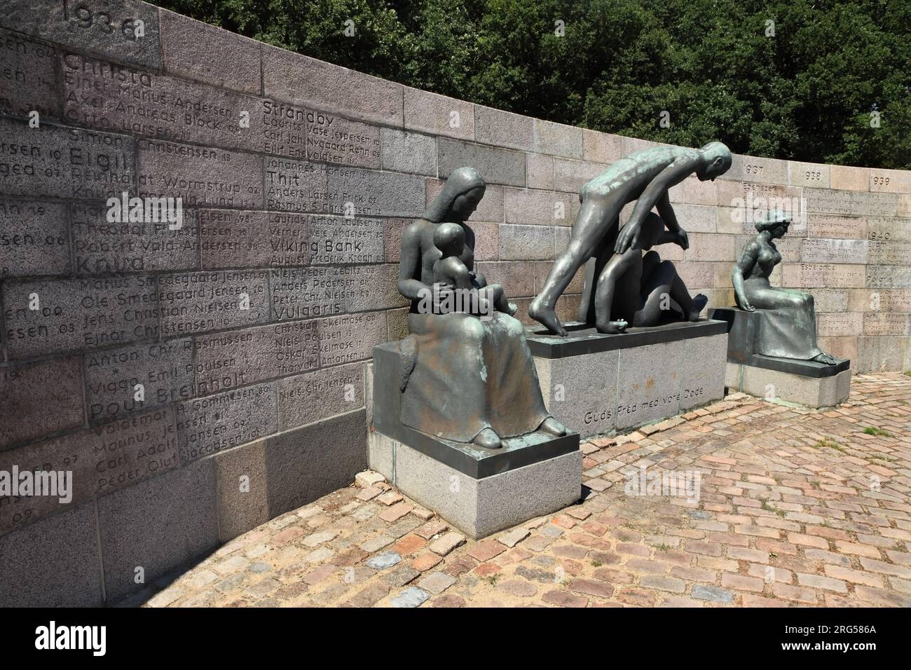 Il Memoriale dei pescatori, Esbjerg, Danimarca. Foto Stock