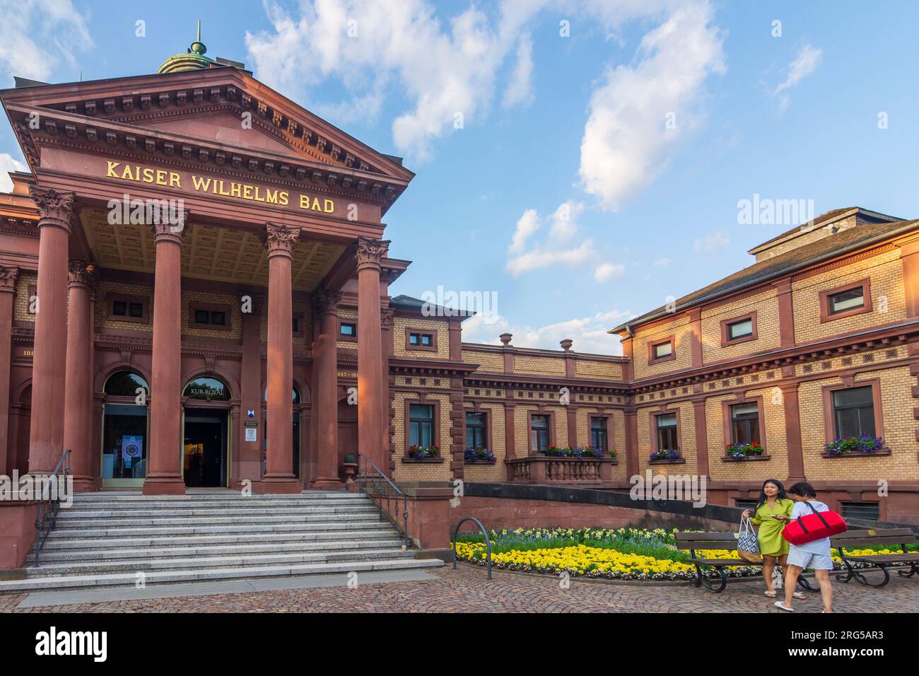 Bad Homburg vor der Höhe: spa Kaiser Wilhelms Bad in Taunus, Assia, Assia, Germania Foto Stock
