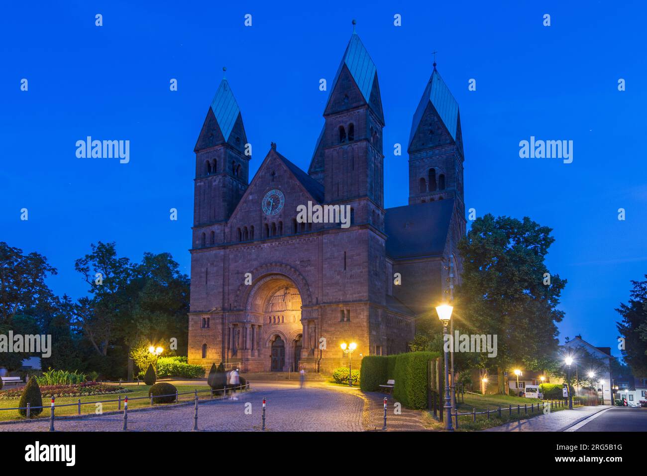 Bad Homburg vor der Höhe: chiesa Erlöserkirche a Taunus, Assia, Assia, Germania Foto Stock