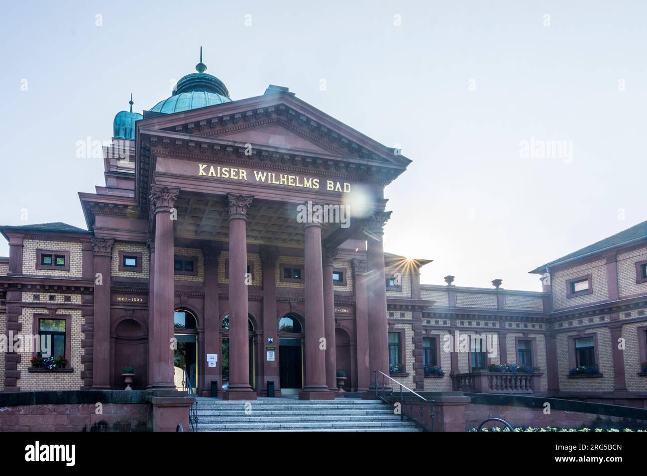 Bad Homburg vor der Höhe: spa Kaiser Wilhelms Bad in Taunus, Assia, Assia, Germania Foto Stock
