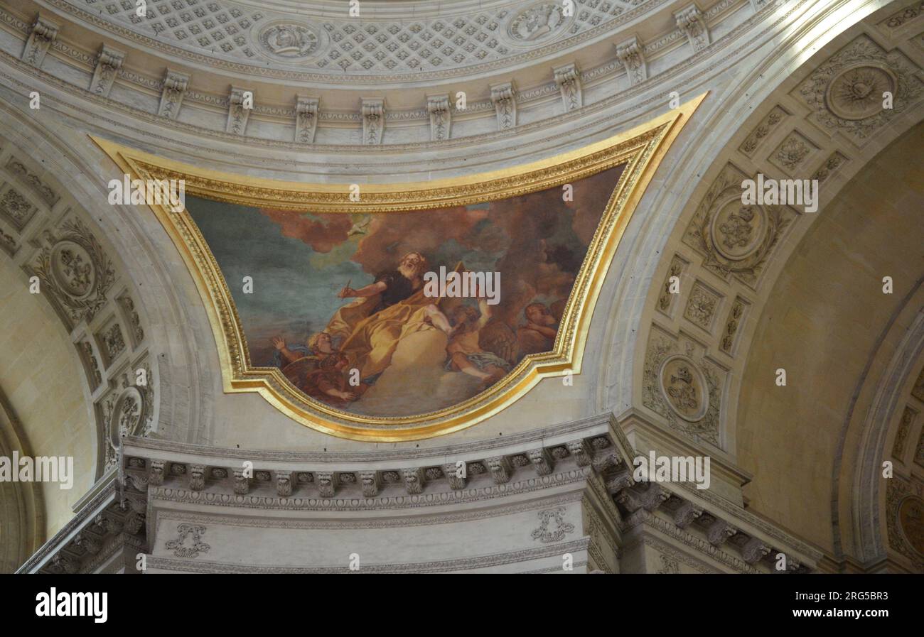 Parigi, Francia 03.22.2017: Hotel National des Invalides (la residenza nazionale degli Invalidi) che ospita all'interno della tomba di Napoleone Foto Stock