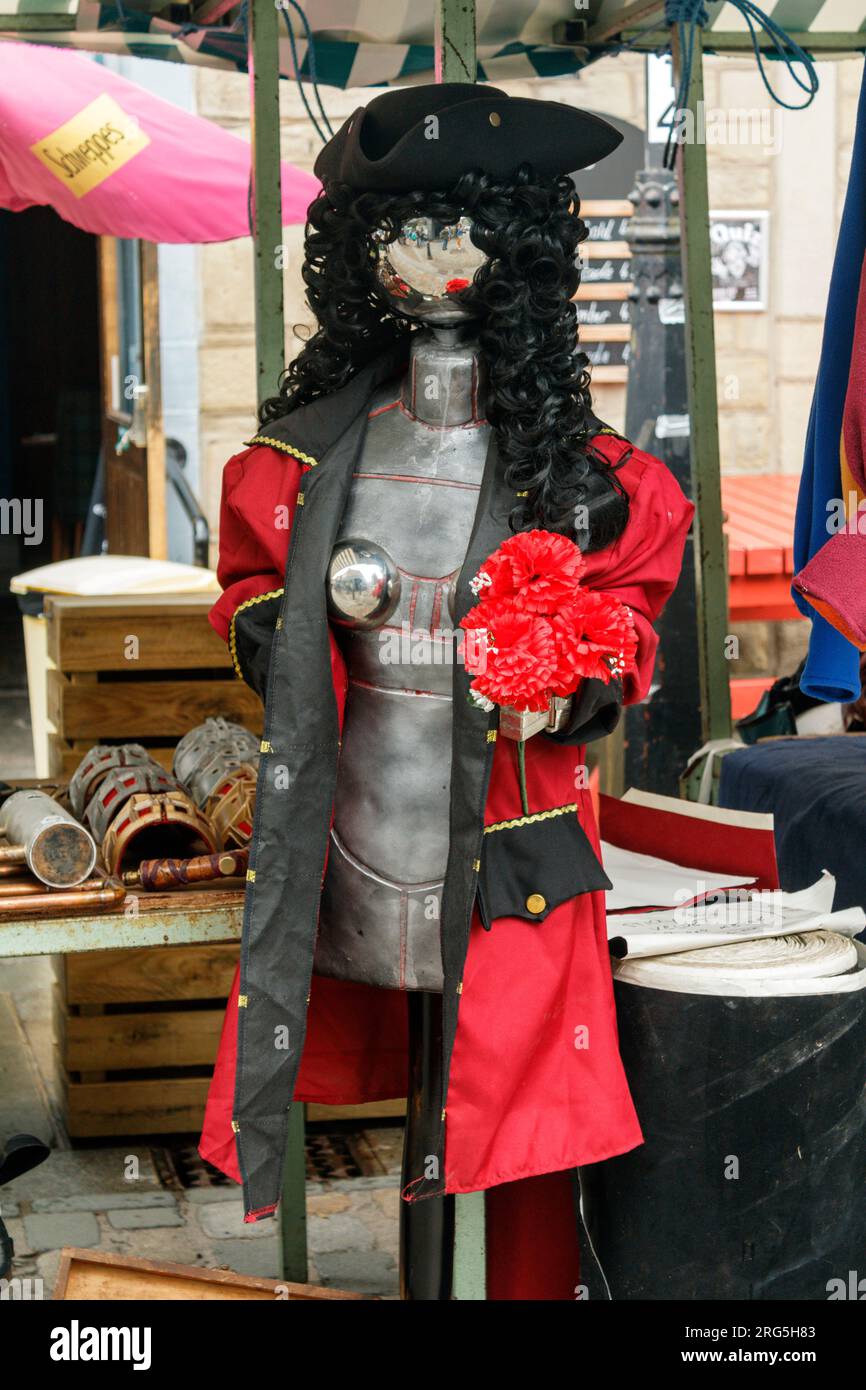 Costume in mostra all'Hebden Bridge Steampunk Weekend 2023. Foto Stock