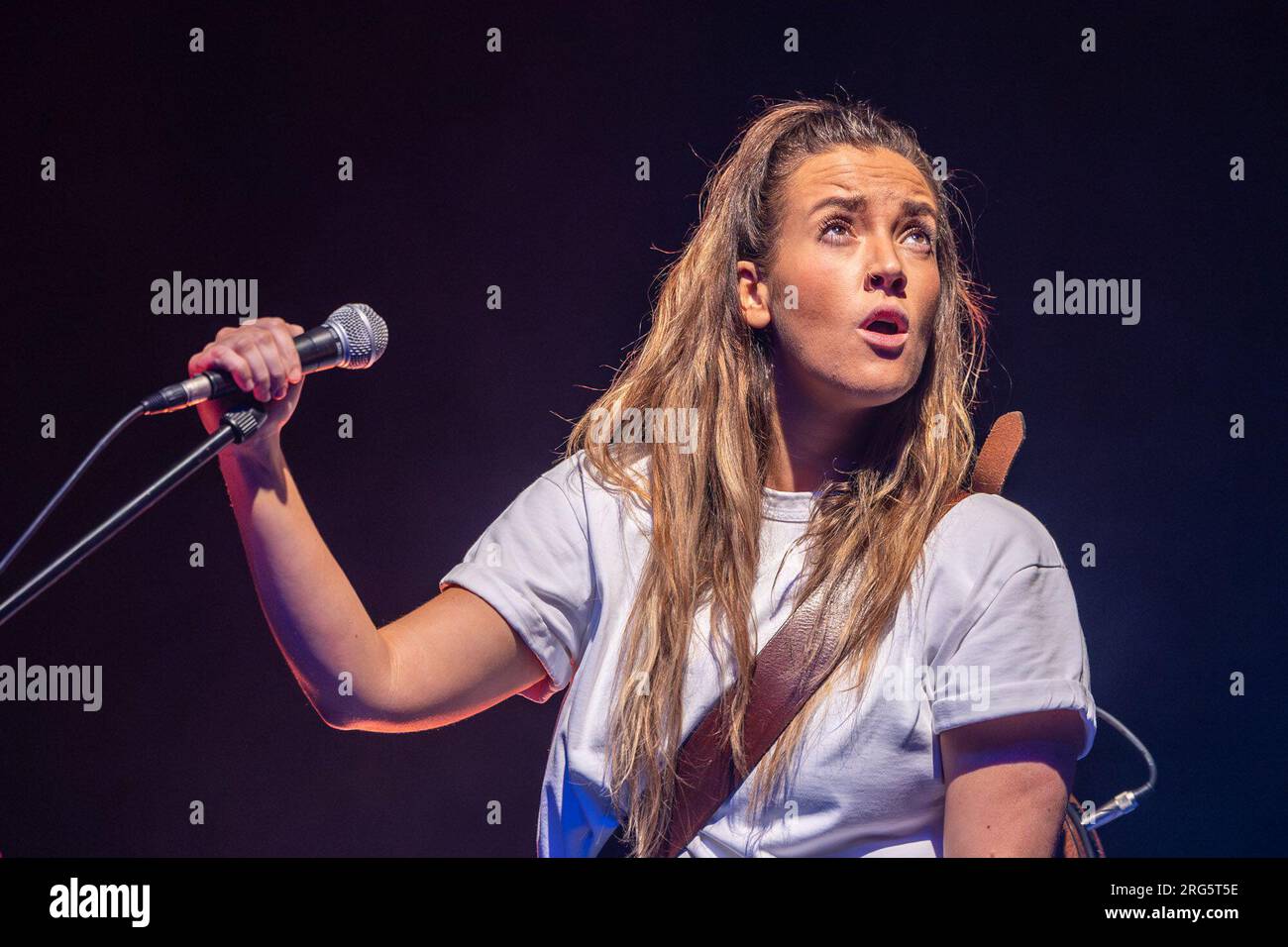 Edimburgo, Regno Unito. 7 agosto 2023 nella foto: Ritornando dopo una corsa sold-out nel 2022, il concerto musicale, Bloody Elle, scritto ed eseguito da Lauryn Redding torna al Traverse Theatre dall'8 al 13 agosto. Crediti: Rich Dyson/Alamy Live News Foto Stock