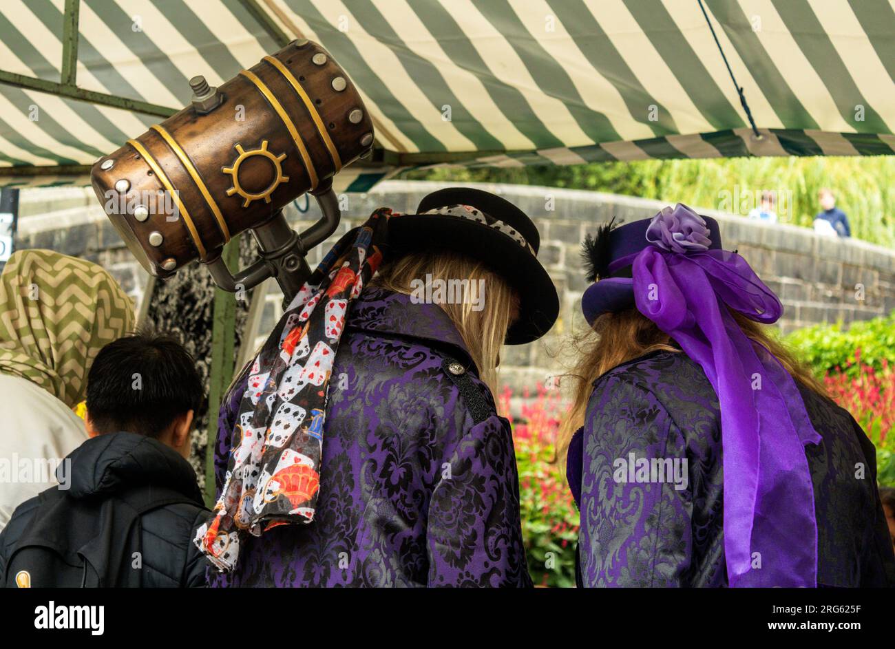 Hebden Bridge Steampunk Weekend 2023. Foto Stock