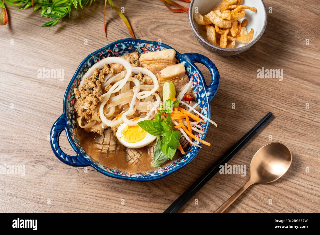 Thai Noodles Foto Stock