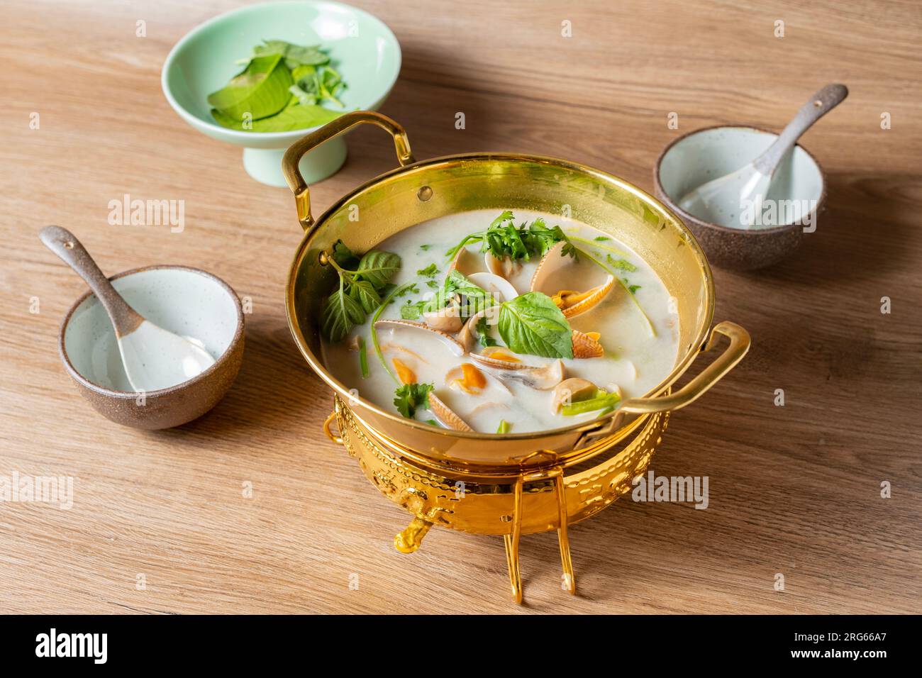 Zuppa di pesce tailandese Foto Stock