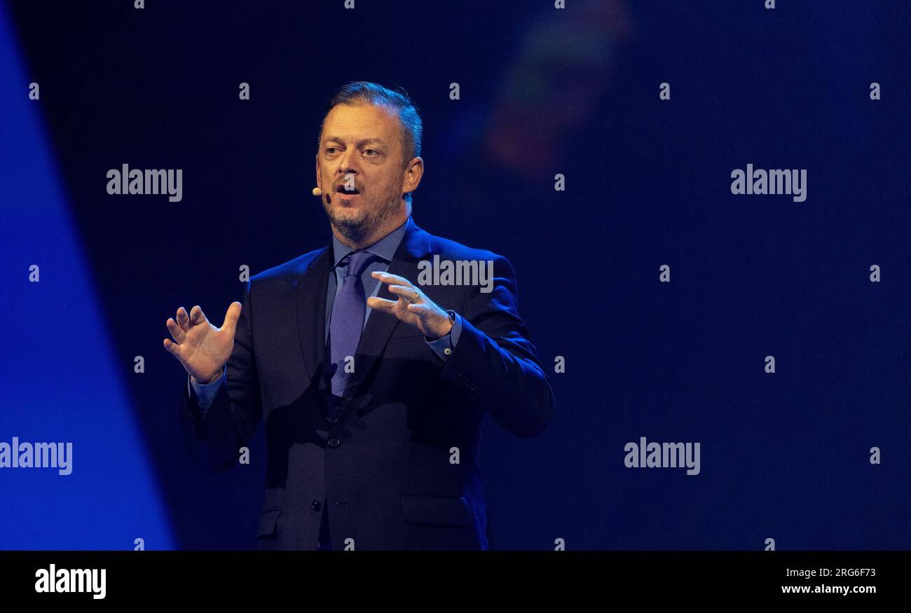 ROTTERDAM - Andrew Parson, presidente del Comitato Paralimpico Internazionale, ha partecipato alla cerimonia di apertura della prima edizione dei Campionati europei di Para (EPC), un campionato europeo combinato per gli sport paralimpici. Dieci diversi sport, poco meno della metà del numero totale di sport paralimpici, sono coperti a Rotterdam. ANP IRIS VANDEN BROEK Foto Stock