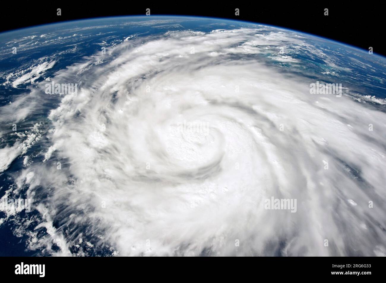 26 settembre 2022 - Vista dallo spazio dell'uragano Ian a sud di Cuba. Foto Stock
