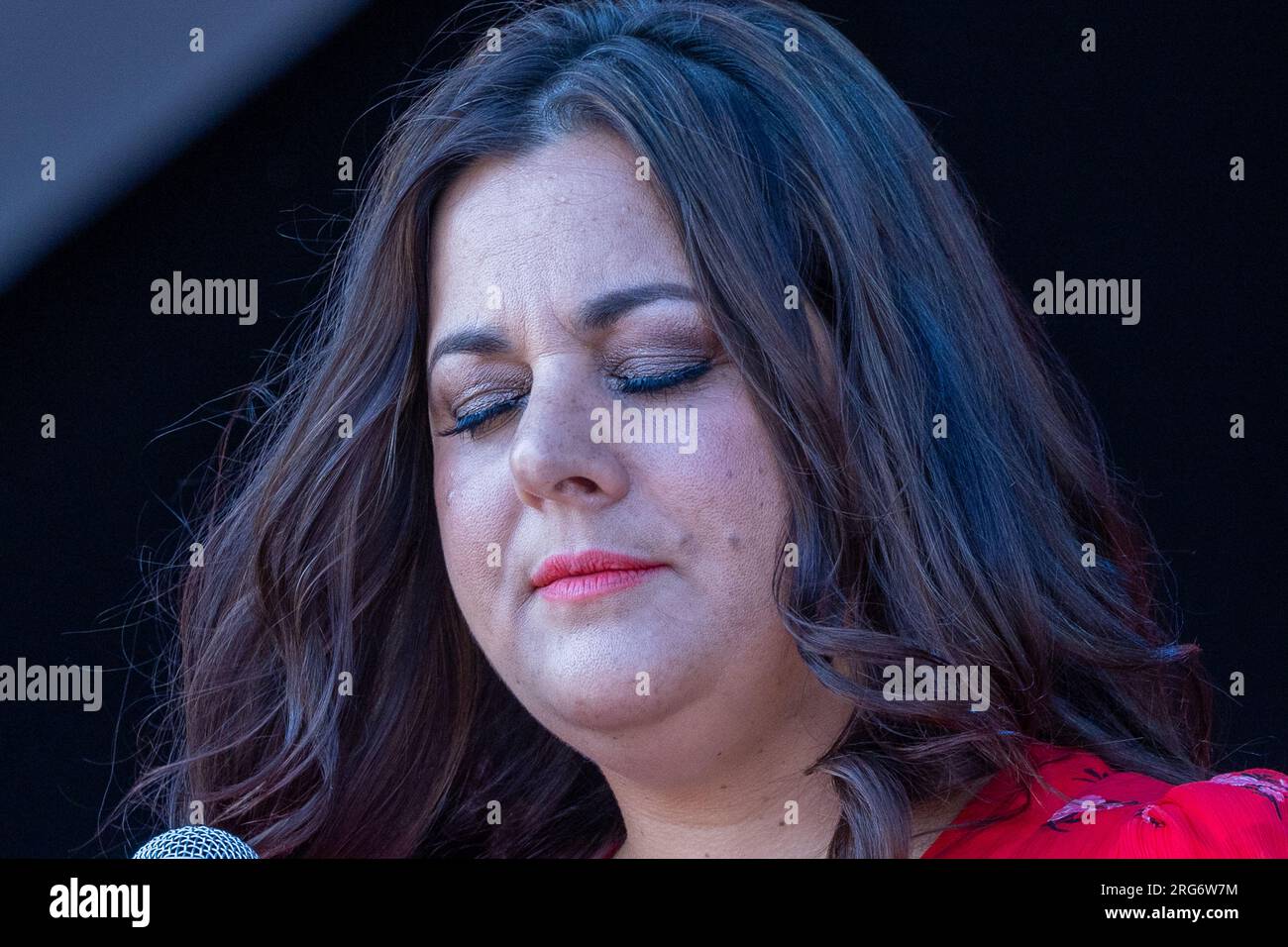 Rumer si esibisce nel giorno 8 dell'American Express Presents BST Hyde Park con: Rumer Where: London, United Kingdom When: 07 Jul 2023 Credit: Phil Lewis/WENN Foto Stock