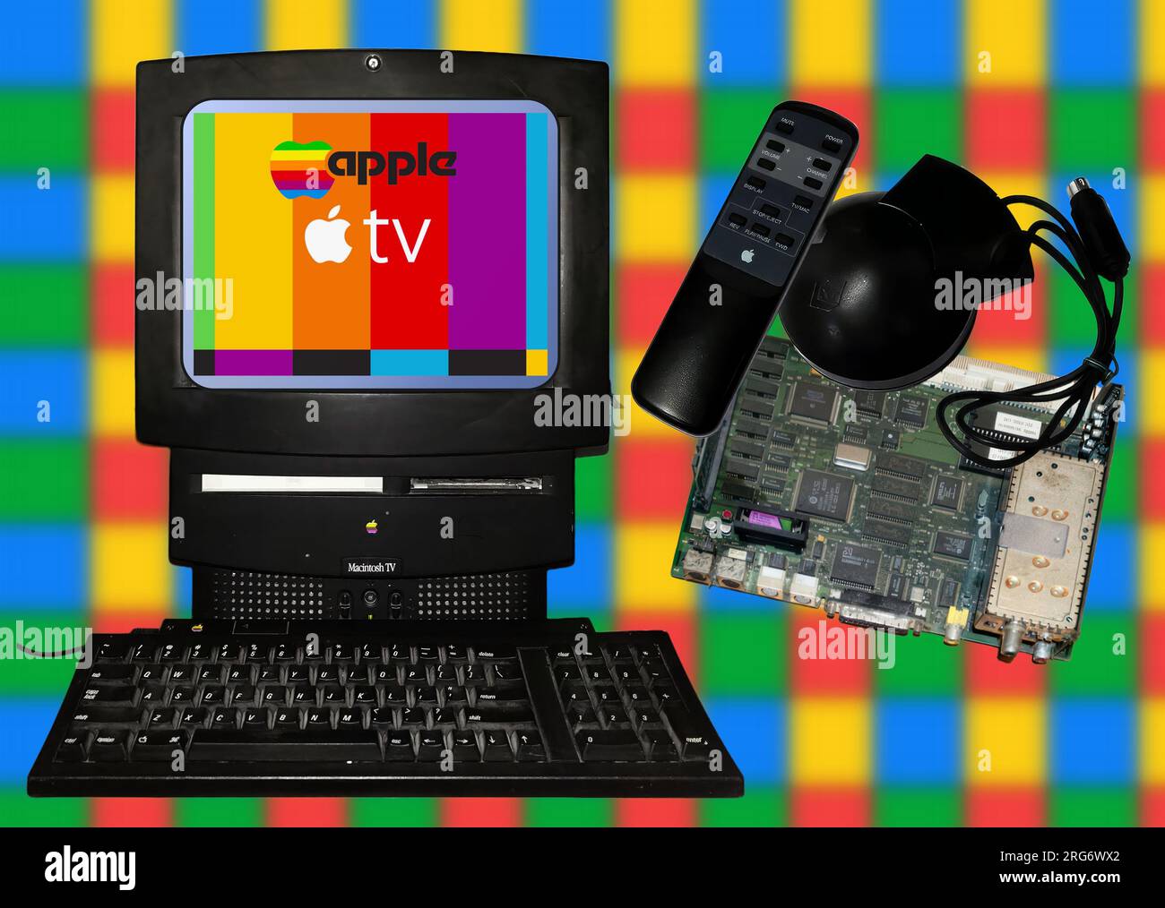 Il Macintosh TV è un PC con funzionalità televisive integrate rilasciato da Apple computer nel 1993. È piuttosto raro e non ha avuto molto successo Foto Stock