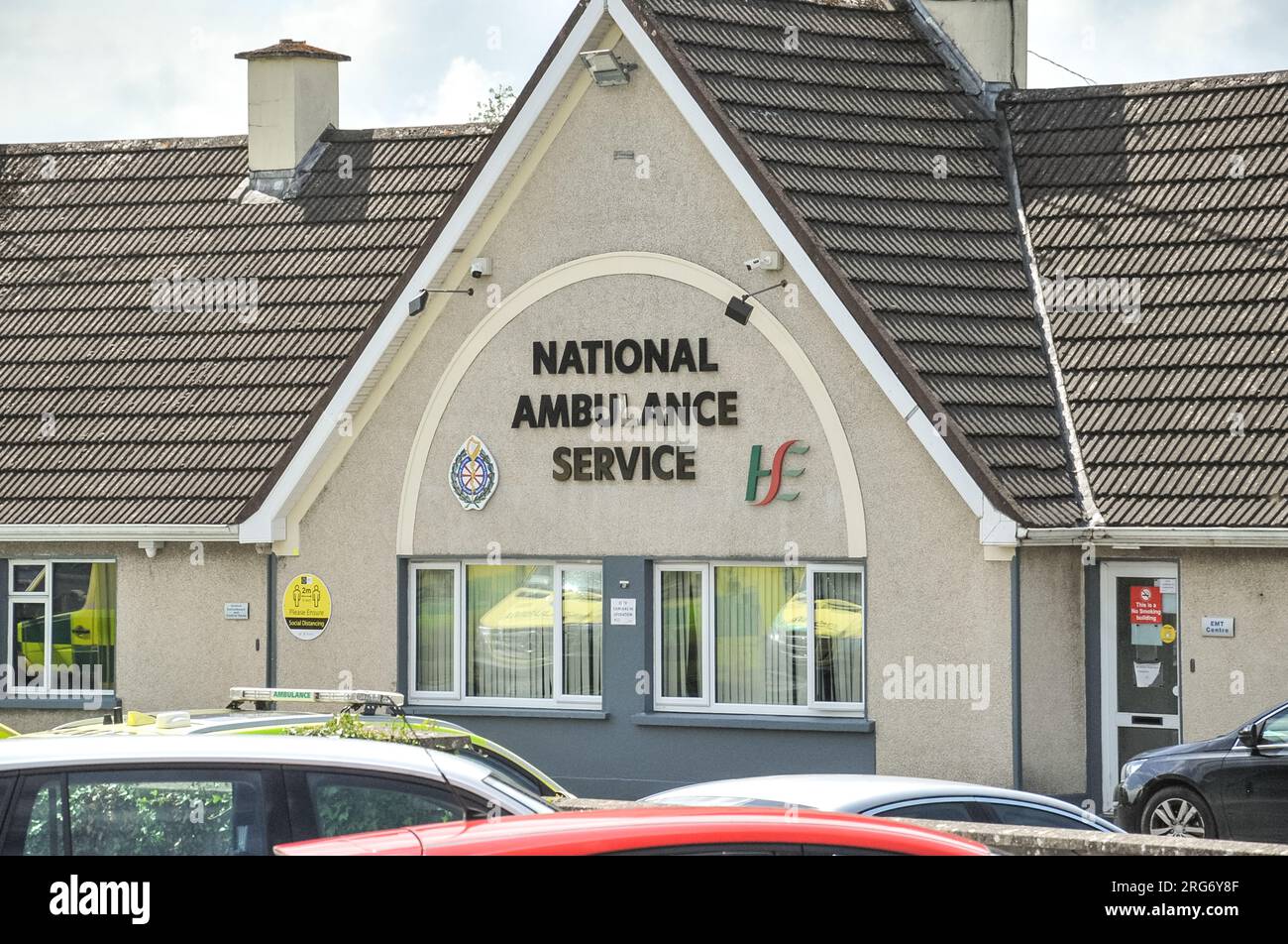 Servizio nazionale di ambulanza. Limerick. Irlanda. Foto Stock