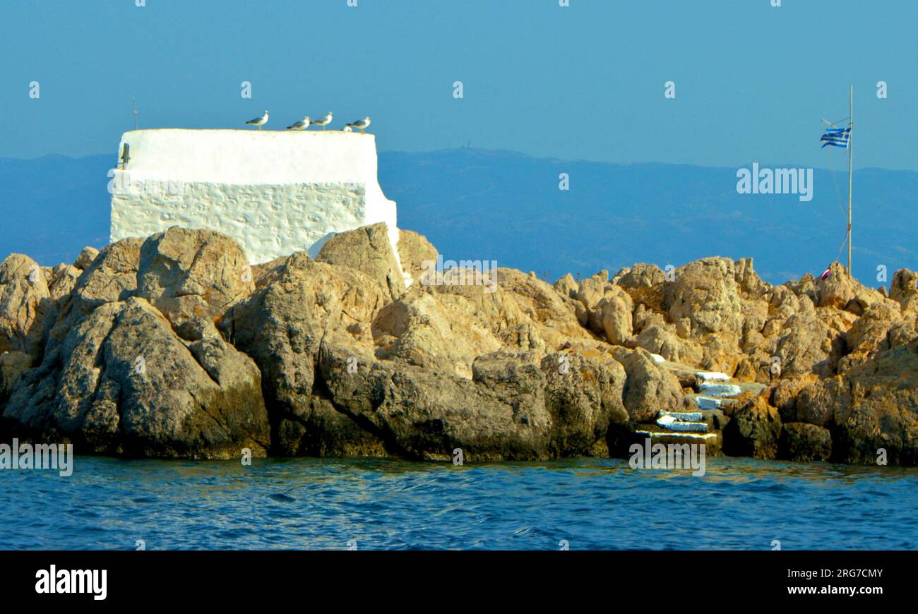 chiesa sull'acqua Foto Stock