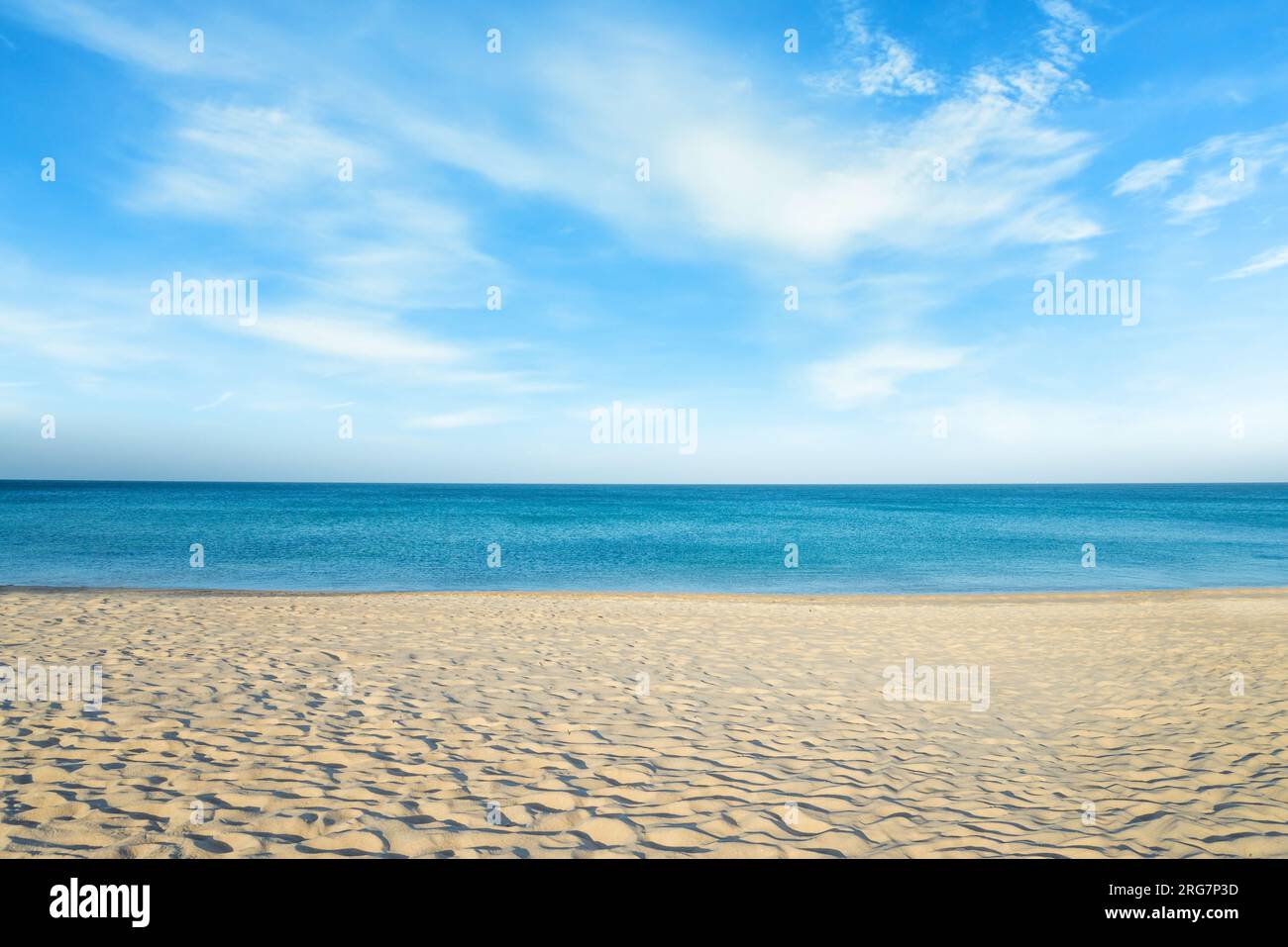 Spiaggia di estate Foto Stock