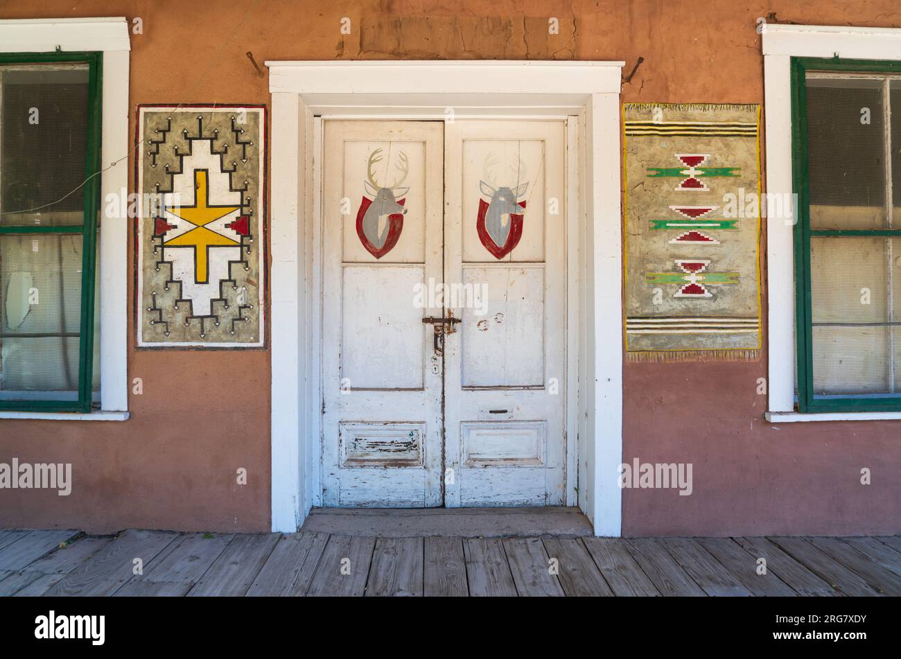 Lincoln Sito storico nel New Mexico Foto Stock