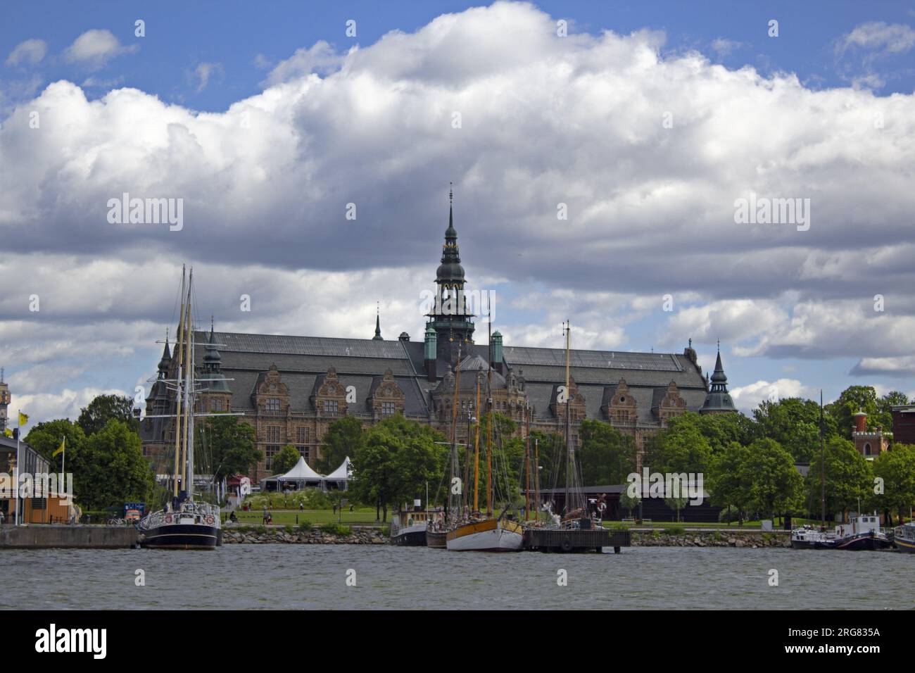 Stoccolma, Svezia: Museo nordico. 13 luglio 2017. In svedese Nordiska museet, situato sull'isola di Djurgården. È dedicato alla storia del Foto Stock
