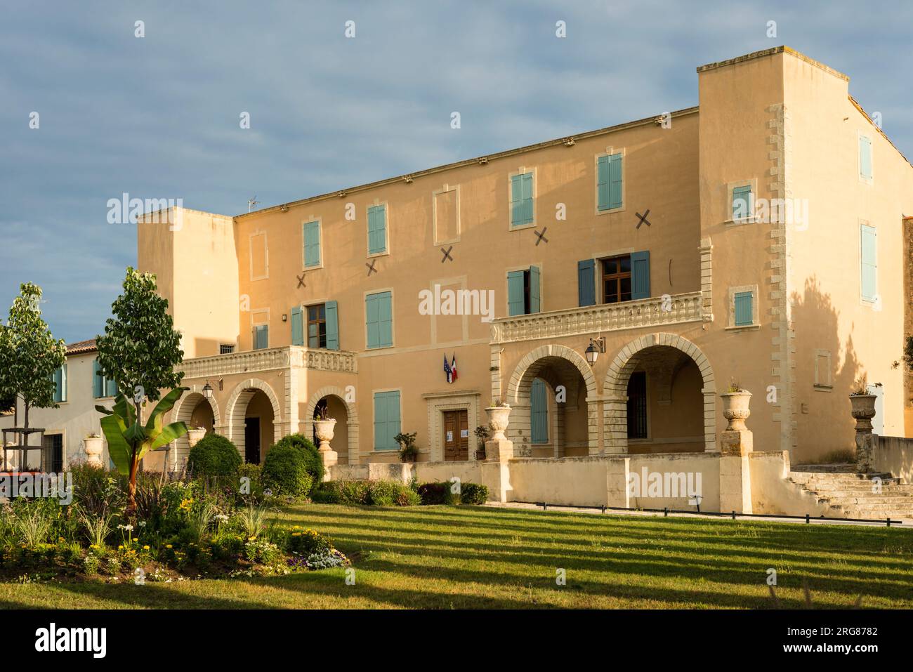 Chateau de Girard, castello 17c, ora di proprietà della città di Meze, Herault, Occitanie, Francia Foto Stock